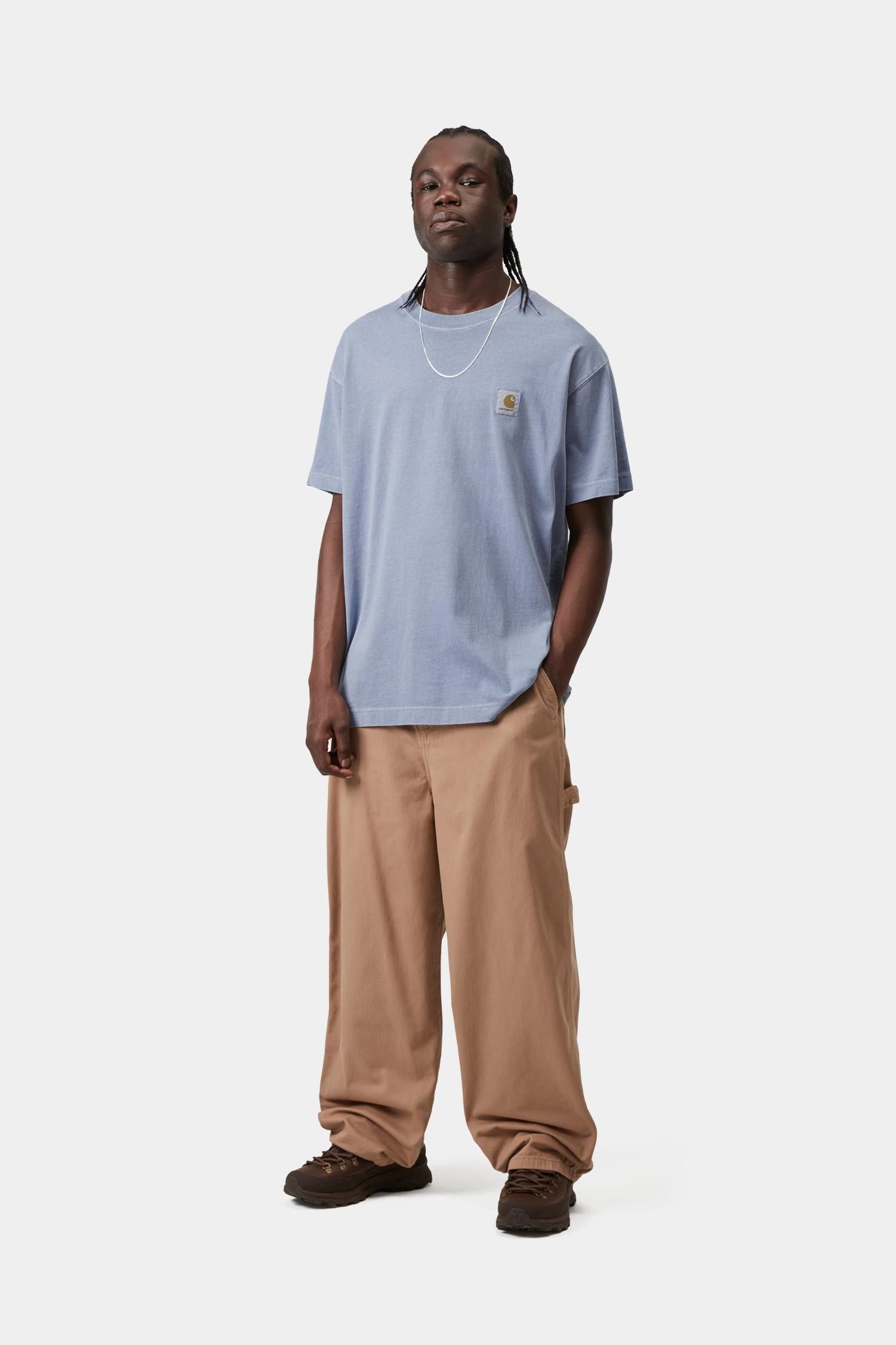 Nelson T-Shirt Gentle Blue (Garment Dyed)