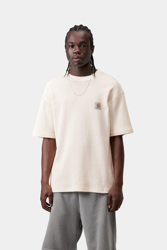 Nelson Waffle T-Shirt Natural (Garment Dyed)