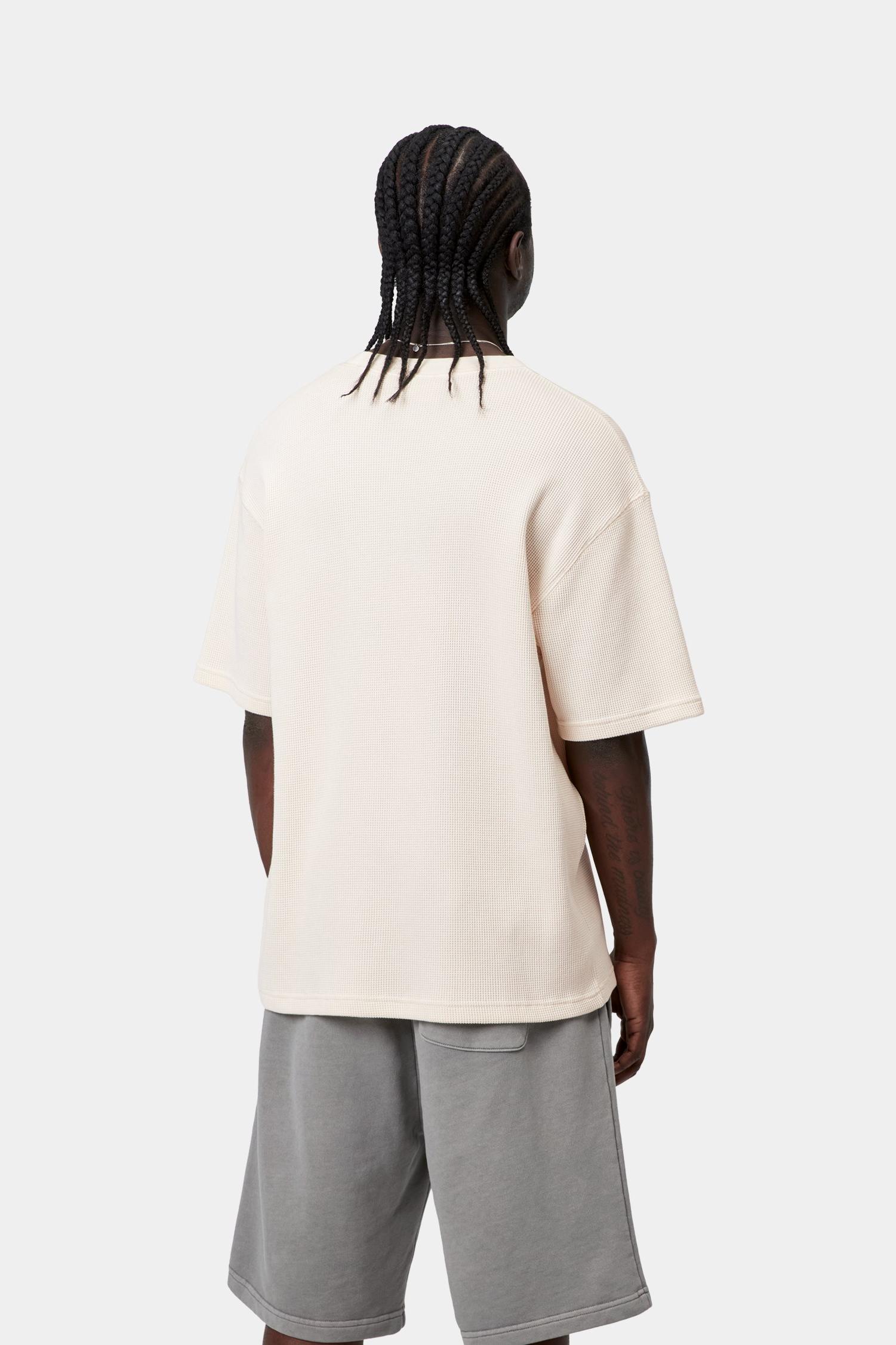 Nelson Waffle T-Shirt Natural (Garment Dyed)