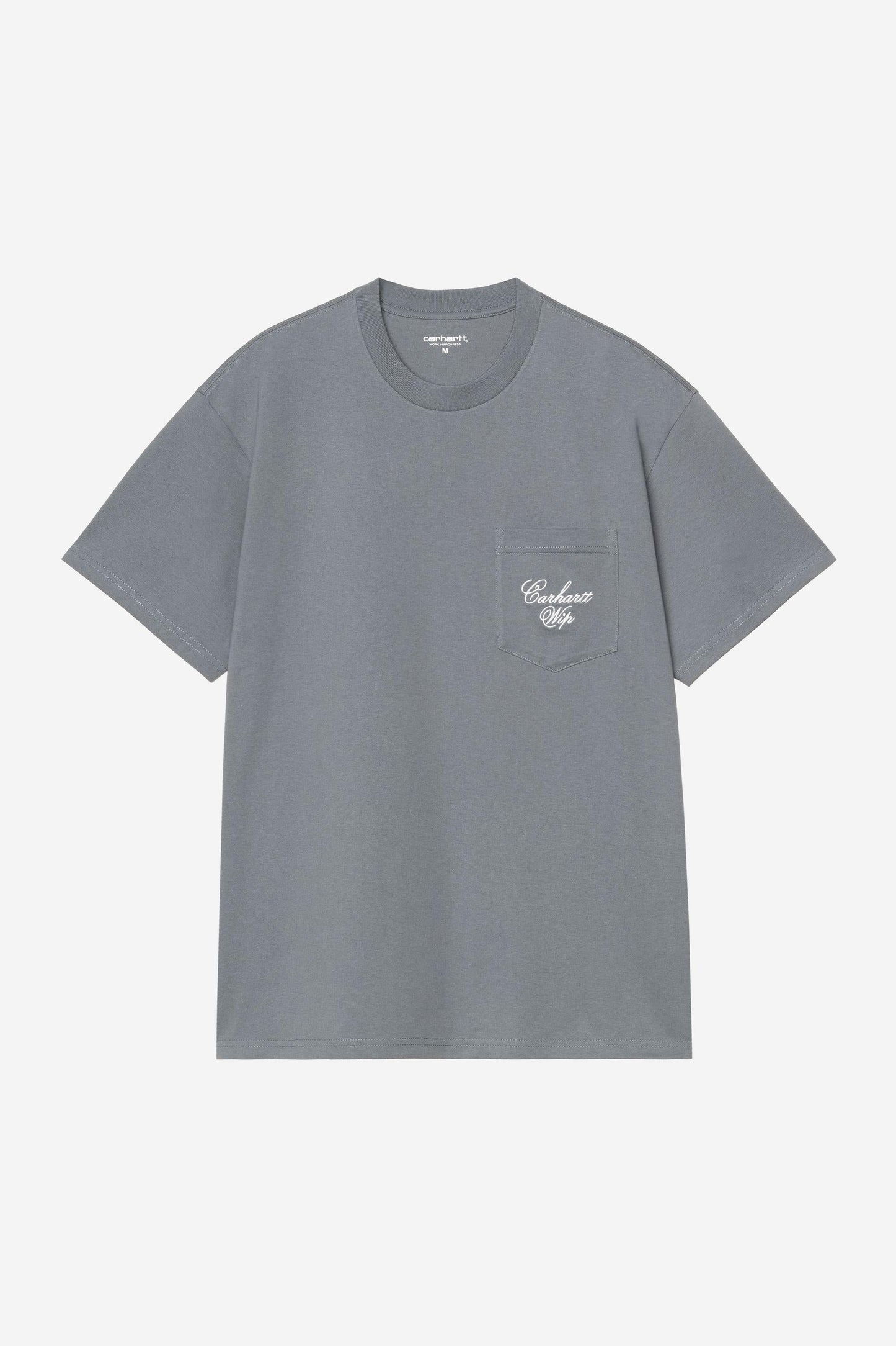 Longhand Pocket T-Shirt Cozy Blue / White