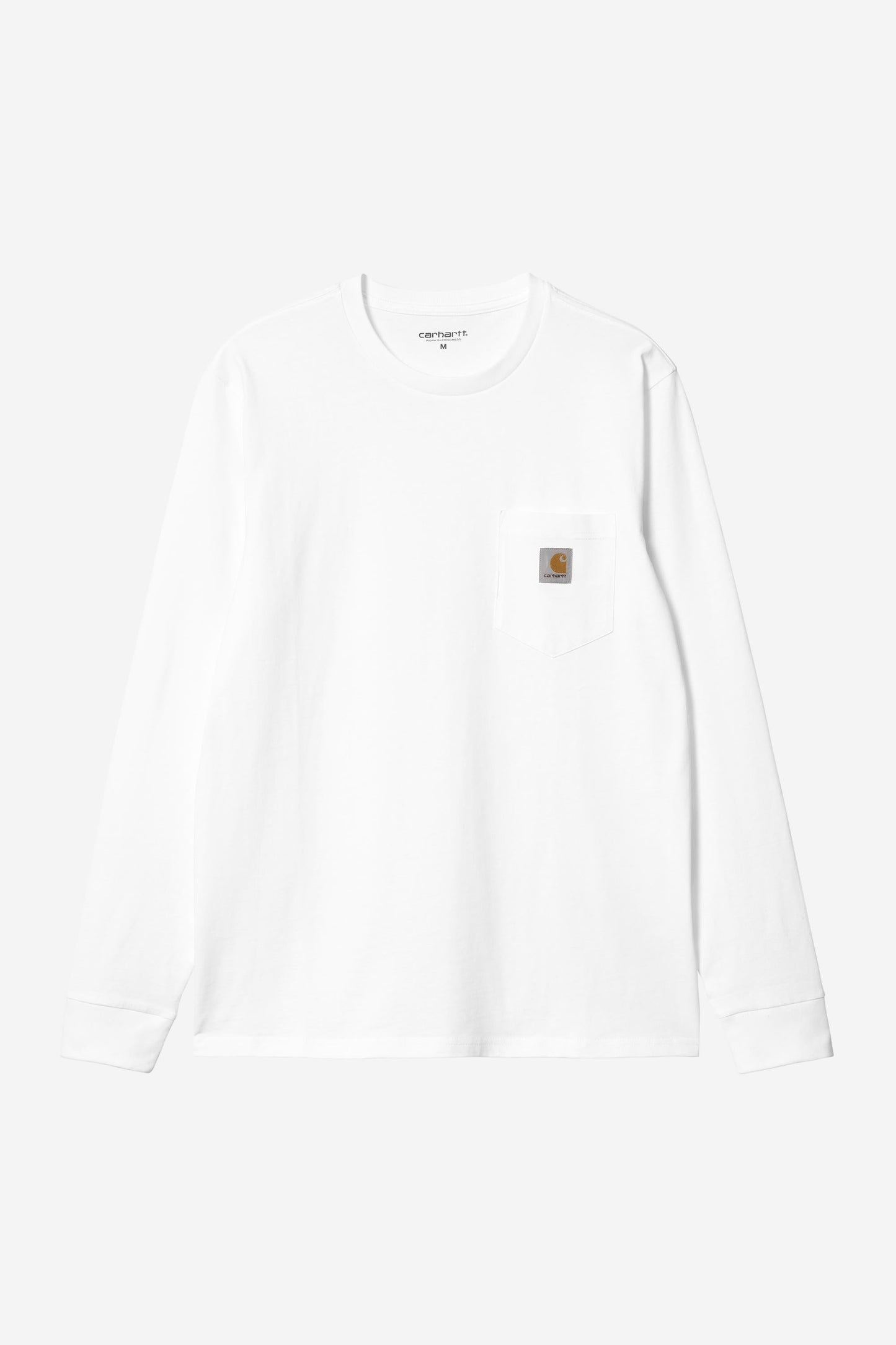 Long Sleeve Pocket T-Shirt White