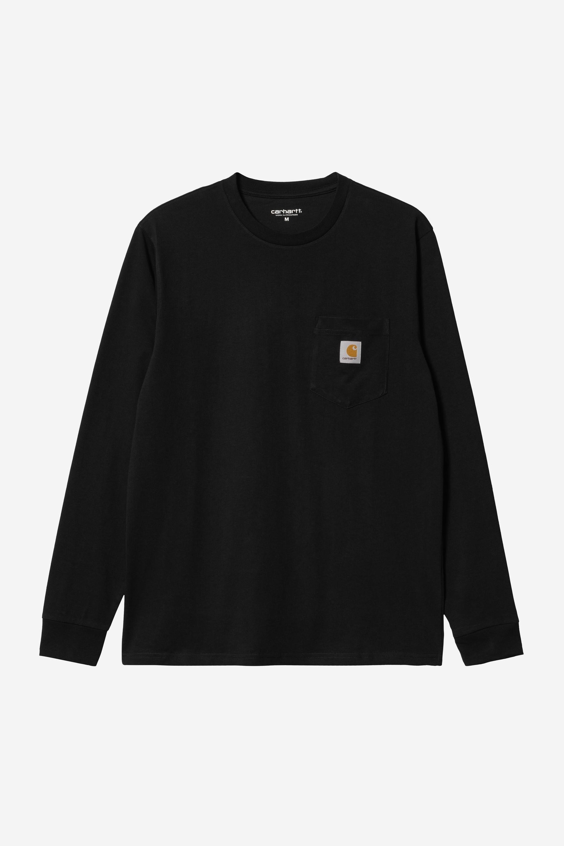 Long Sleeve Pocket T-Shirt Black