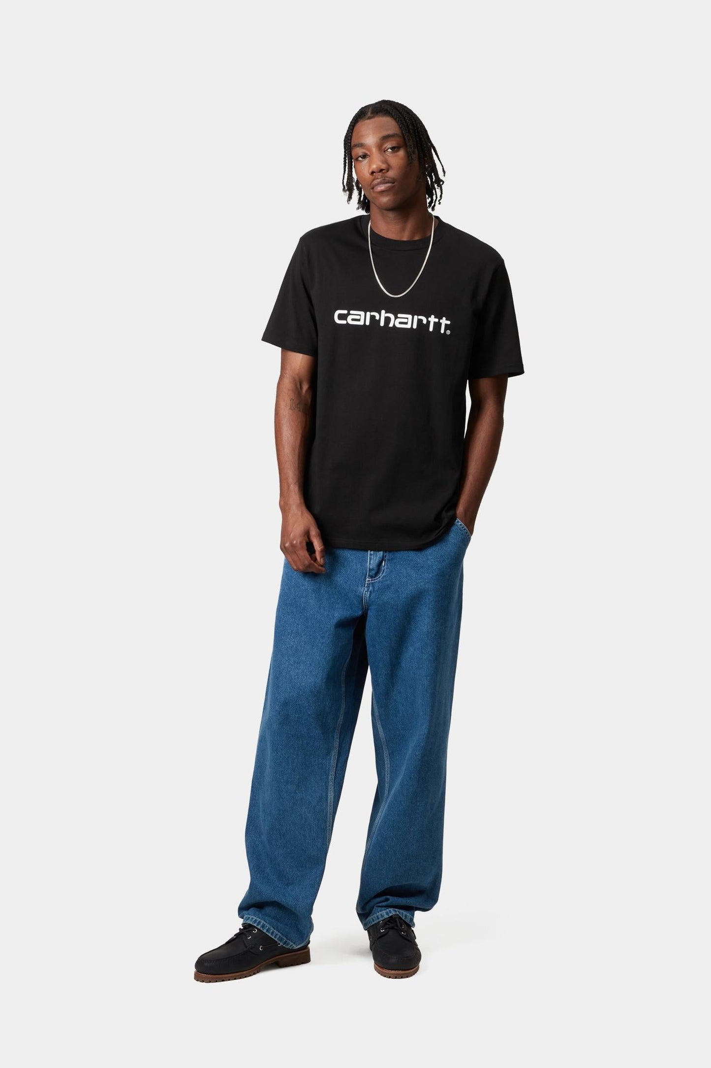 Script T-Shirt Black / White
