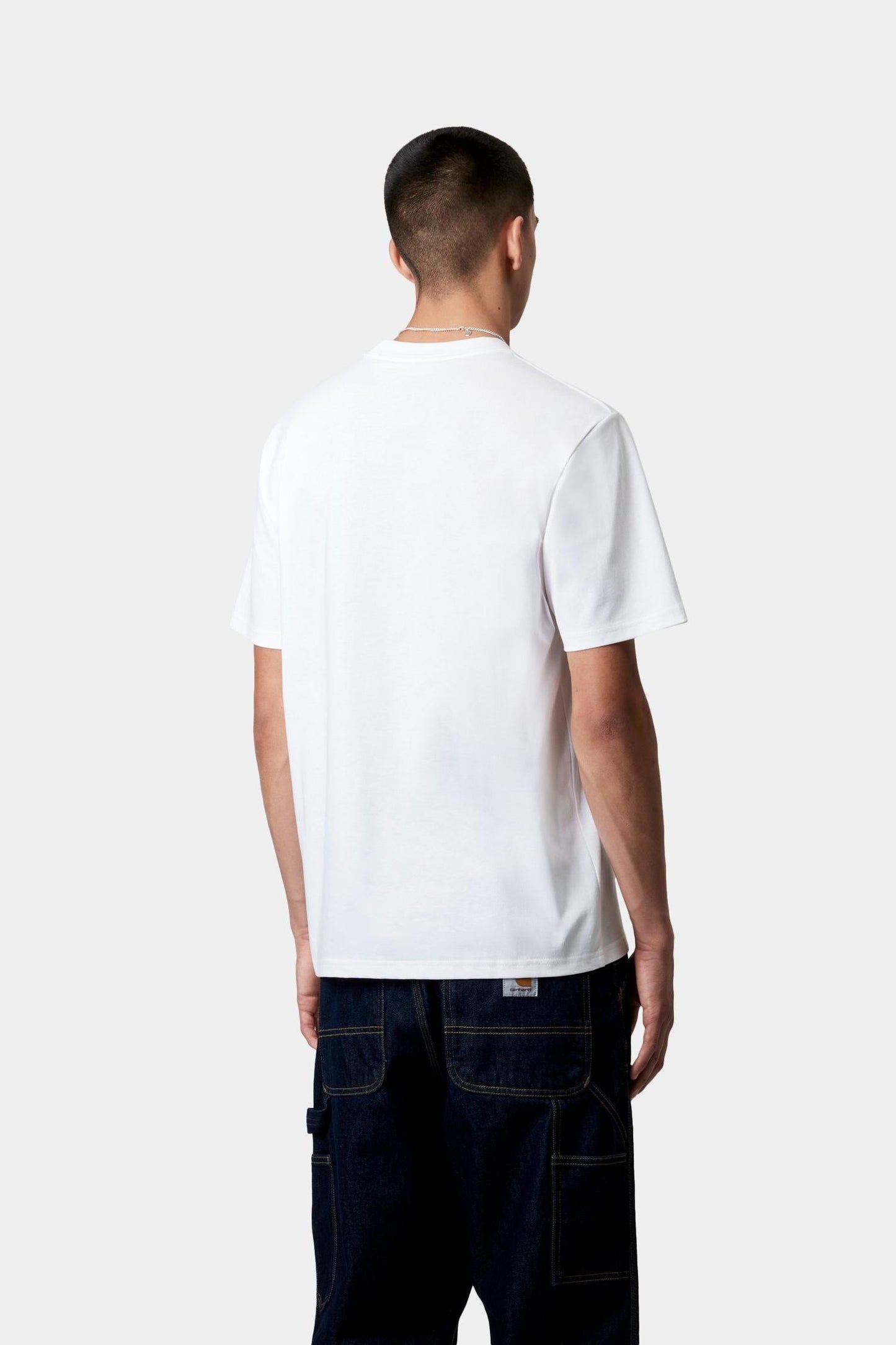 University T-Shirt White / Black