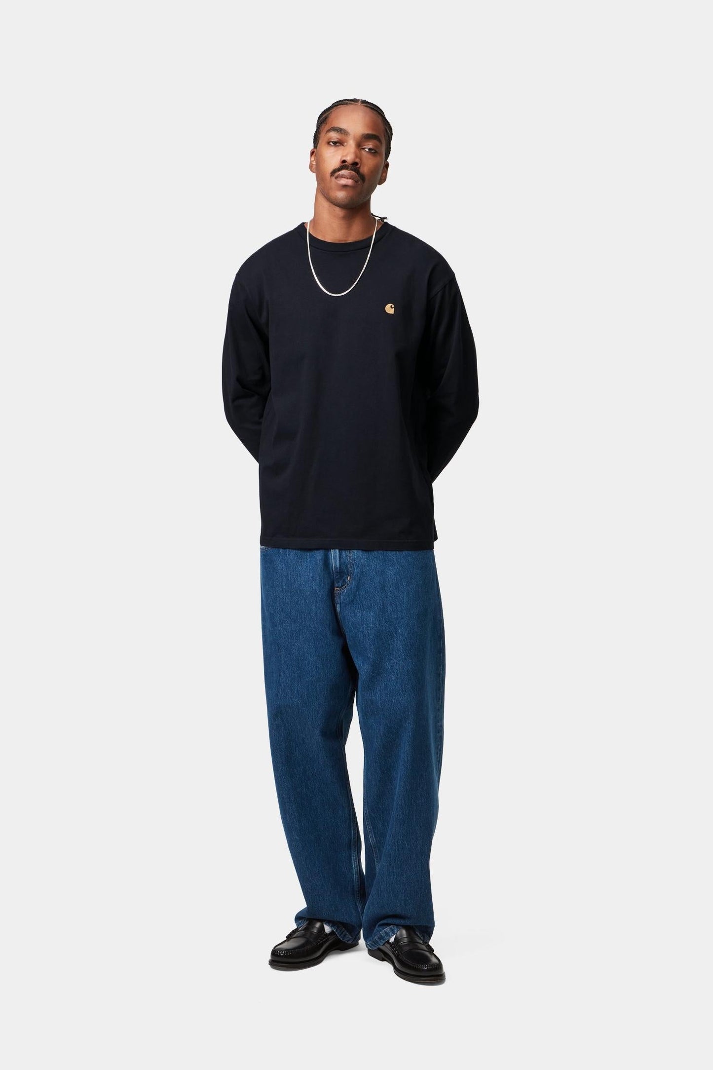 Chase Long Sleeve T-Shirt Dark Navy