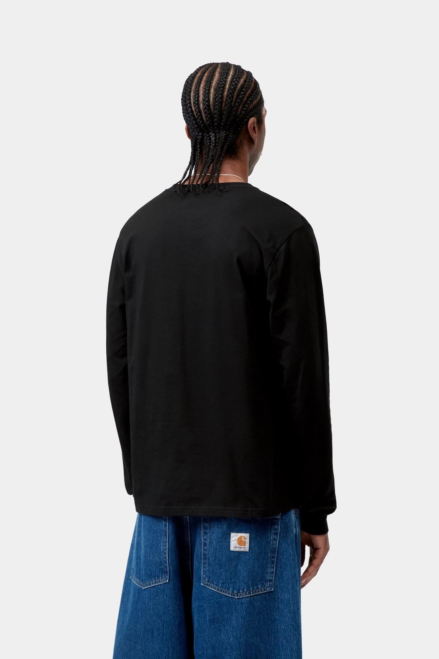 Base Long Sleeve T-Shirt Black / White