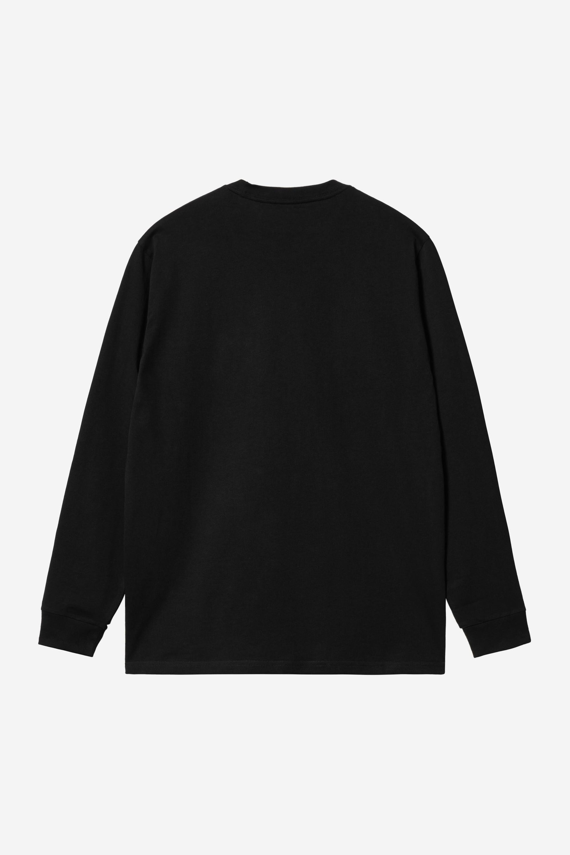 American Script Long Sleeve T-Shirt Black