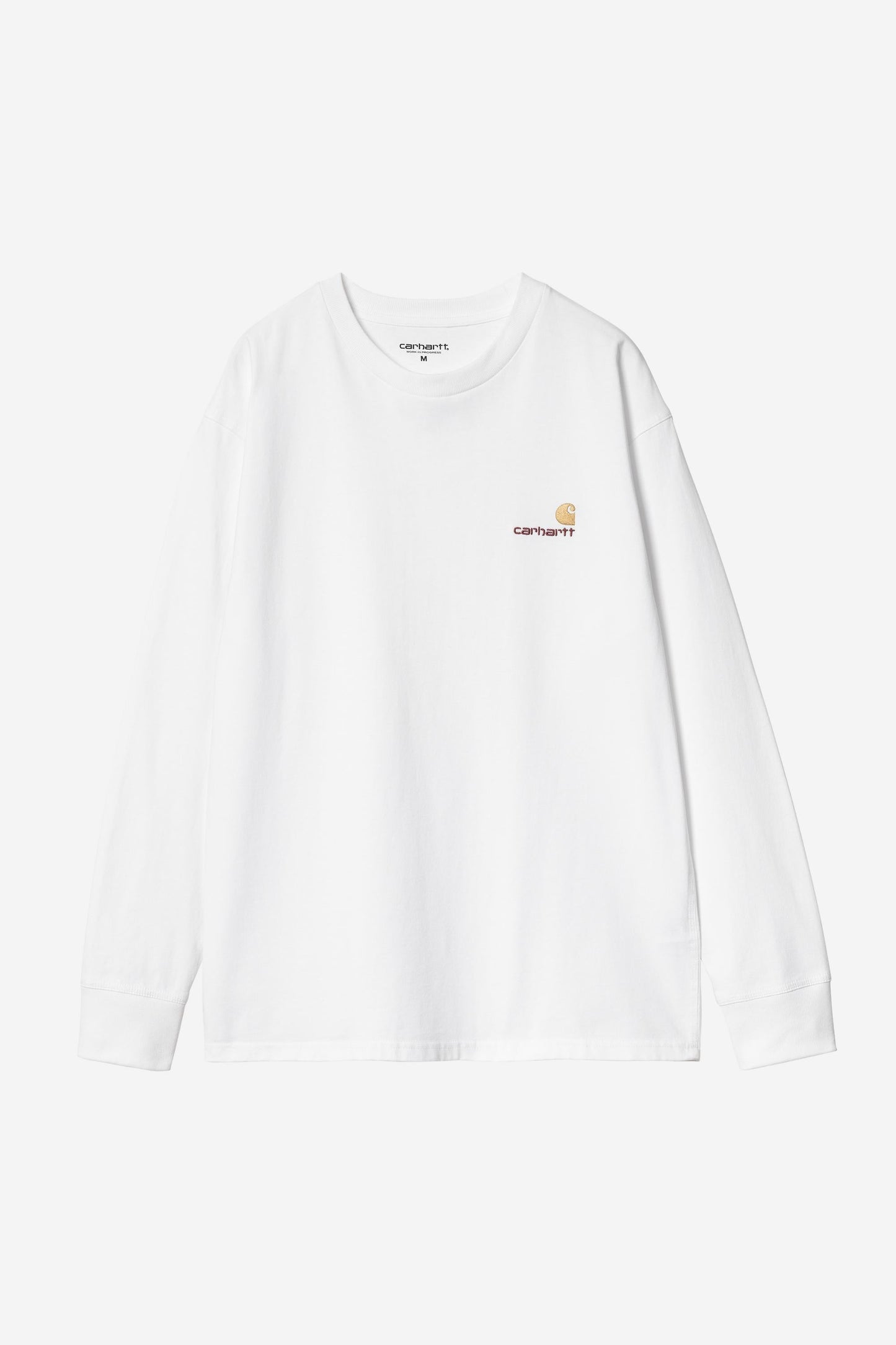American Script Long Sleeve T-Shirt White