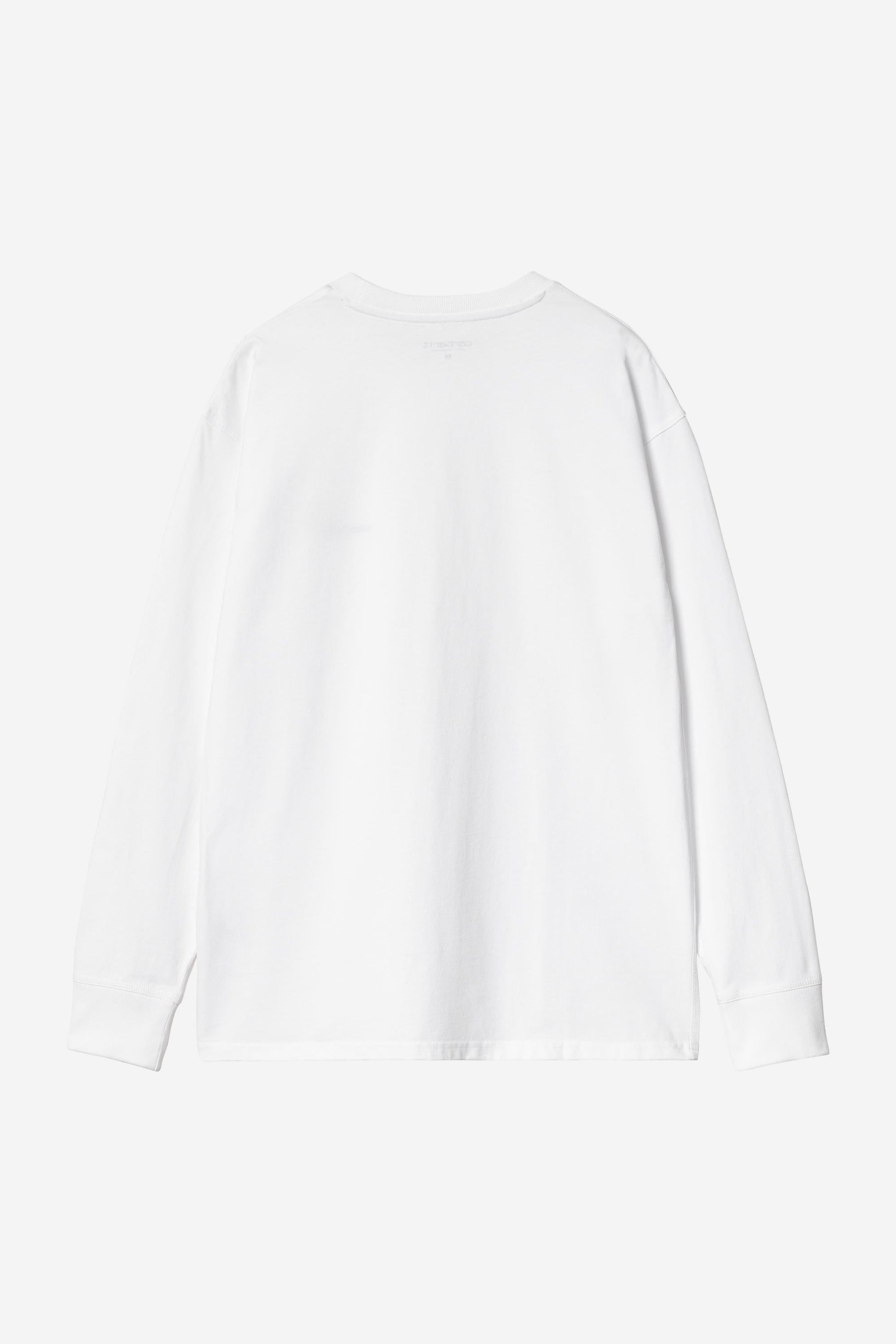 American Script Long Sleeve T-Shirt White