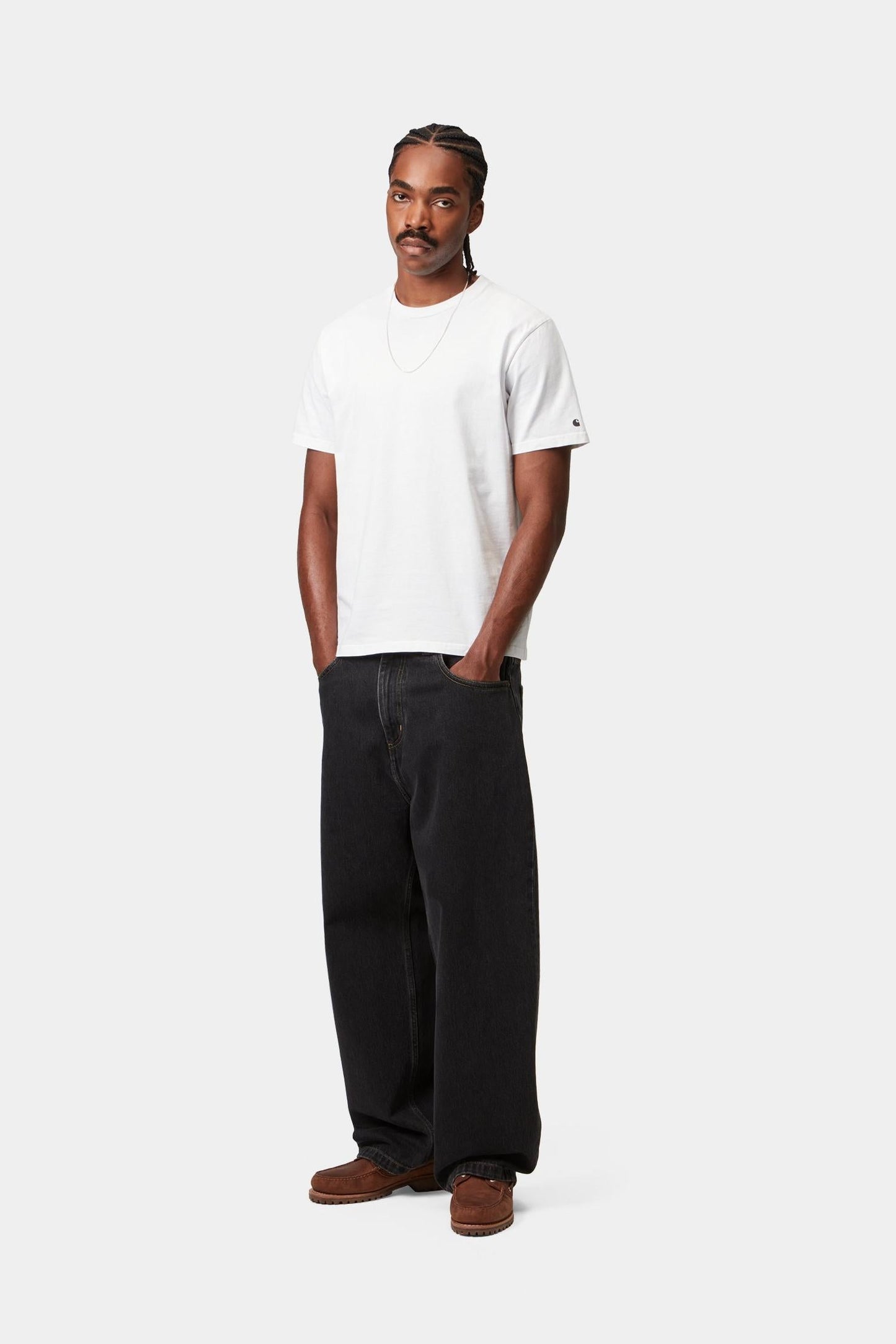 Base T-Shirt White / Black