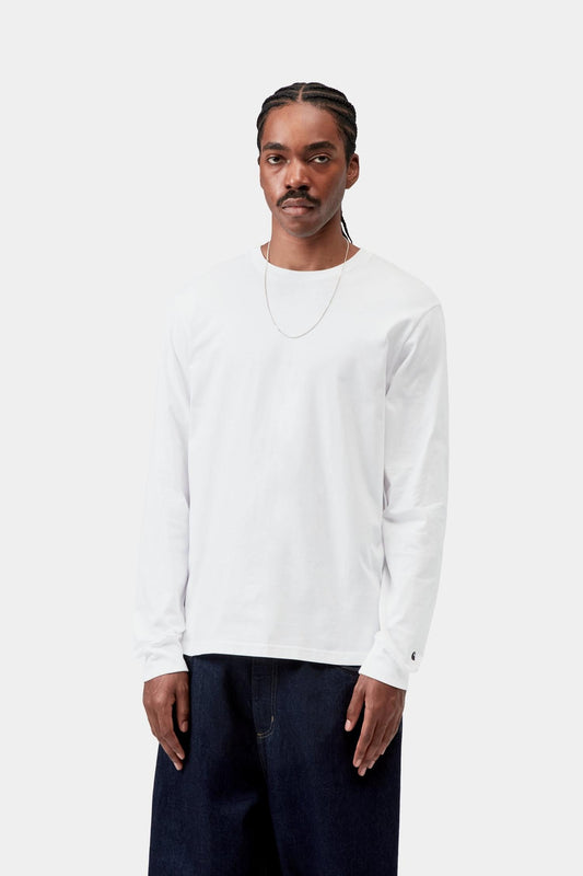Base Long SleeveT-Shirt White / Black