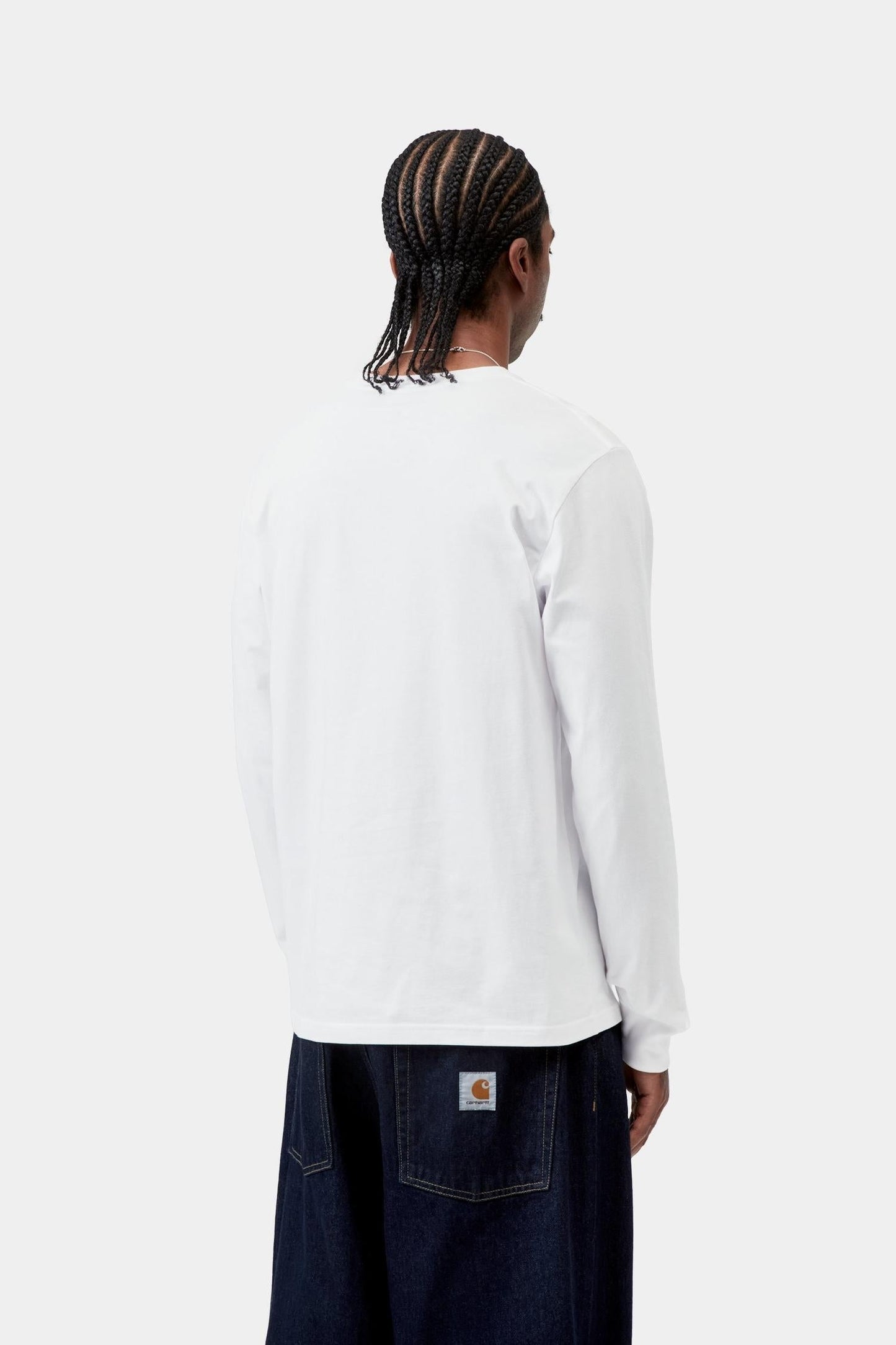 Base Long SleeveT-Shirt White / Black