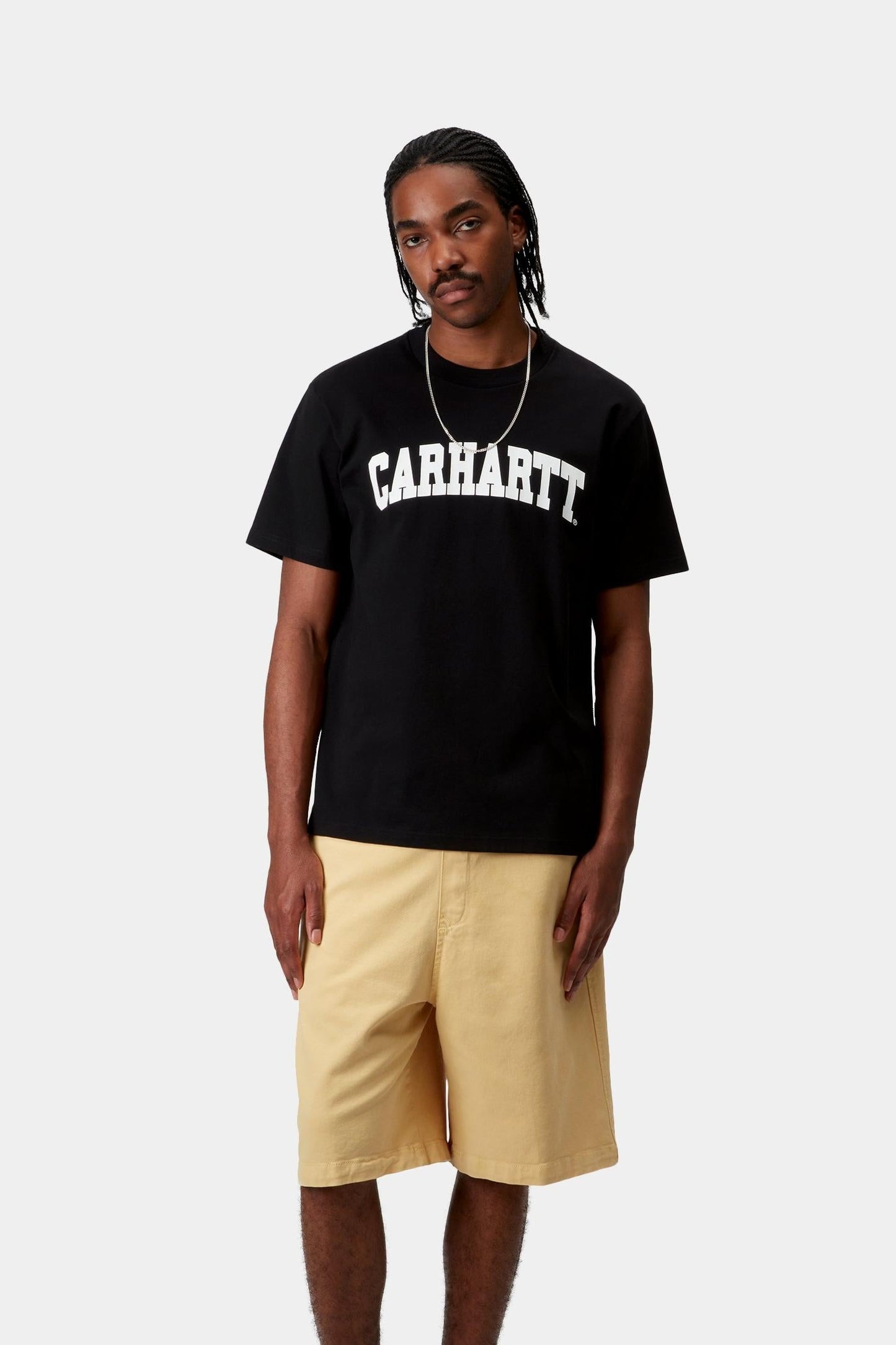 University T-Shirt Black / White