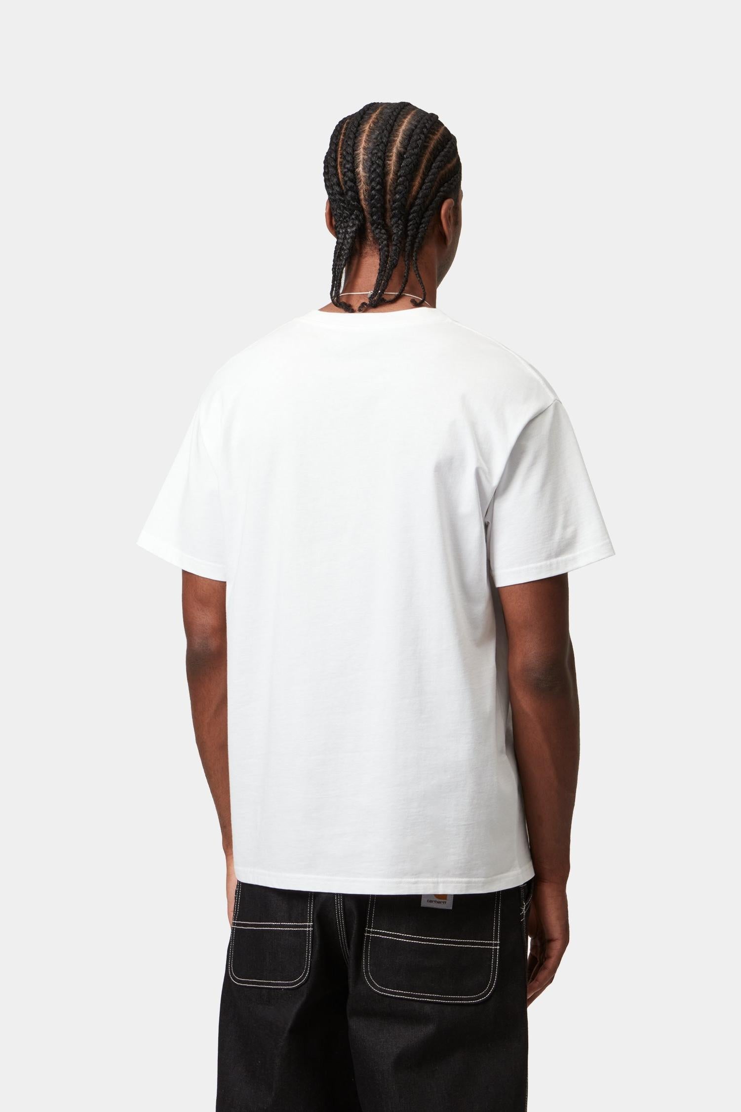 Script Embroidery T-Shirt White
