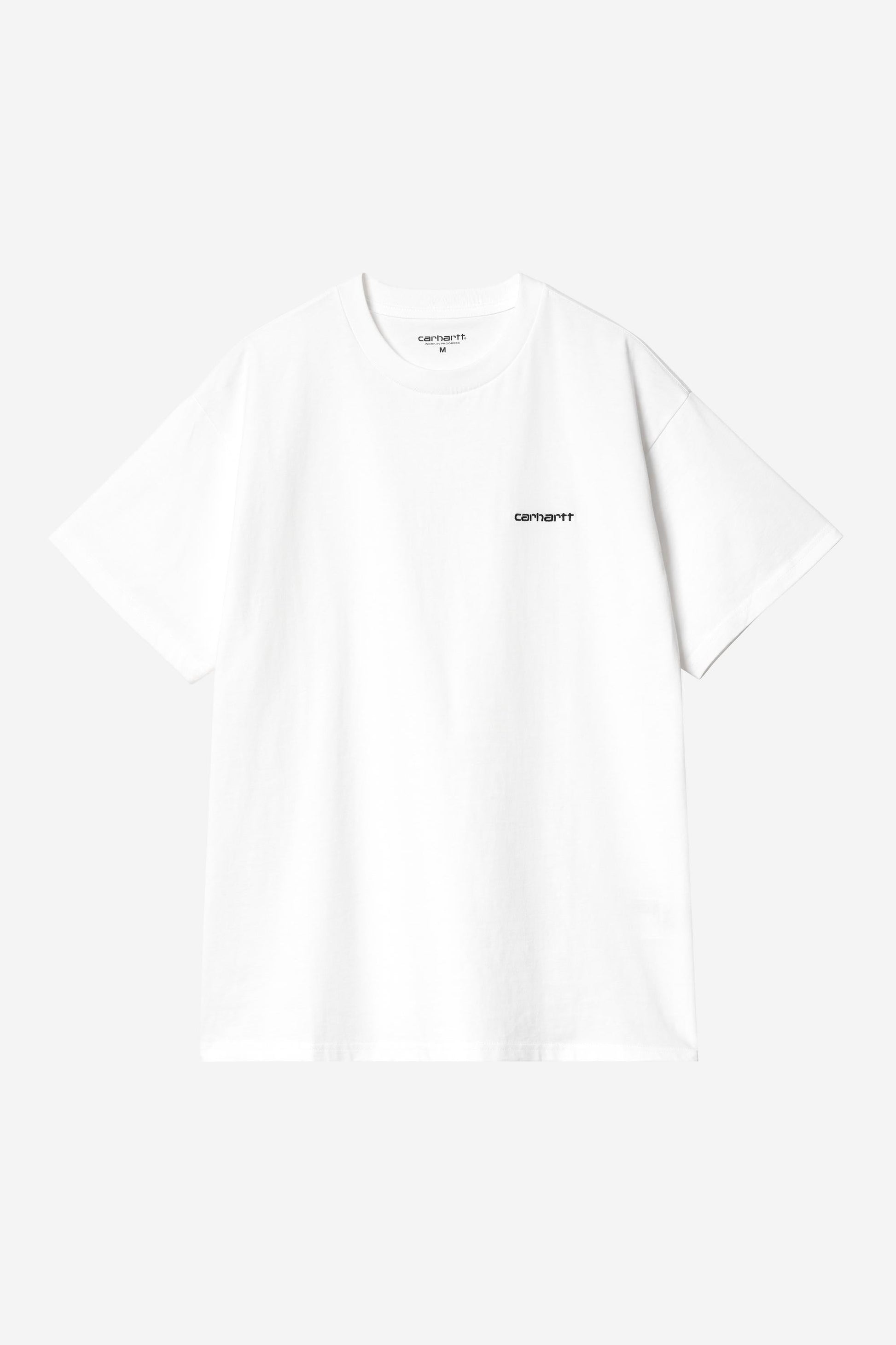 Script Embroidery T-Shirt White