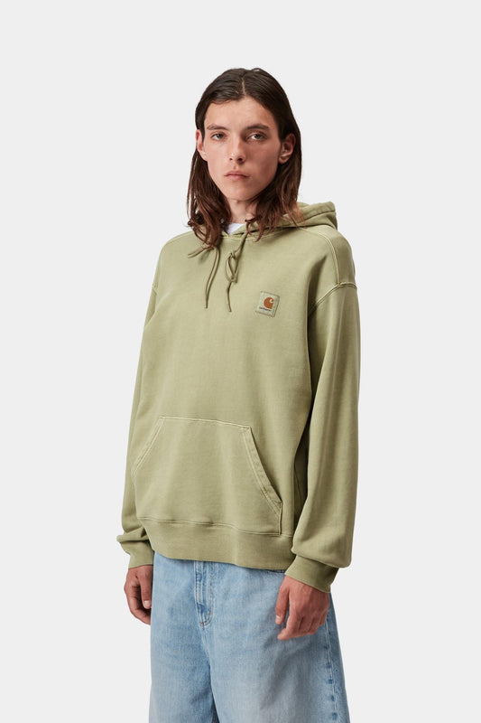 Hooded Nelson Sweatshirt Gentle Green (Garment Dyed)