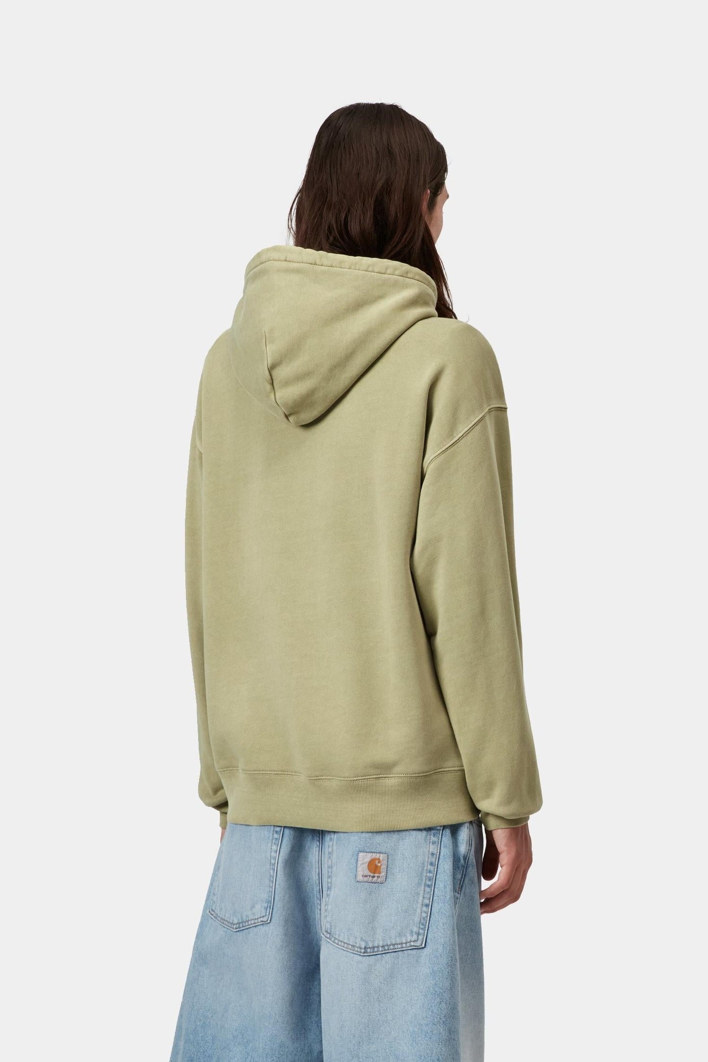 Hooded Nelson Sweatshirt Gentle Green (Garment Dyed)