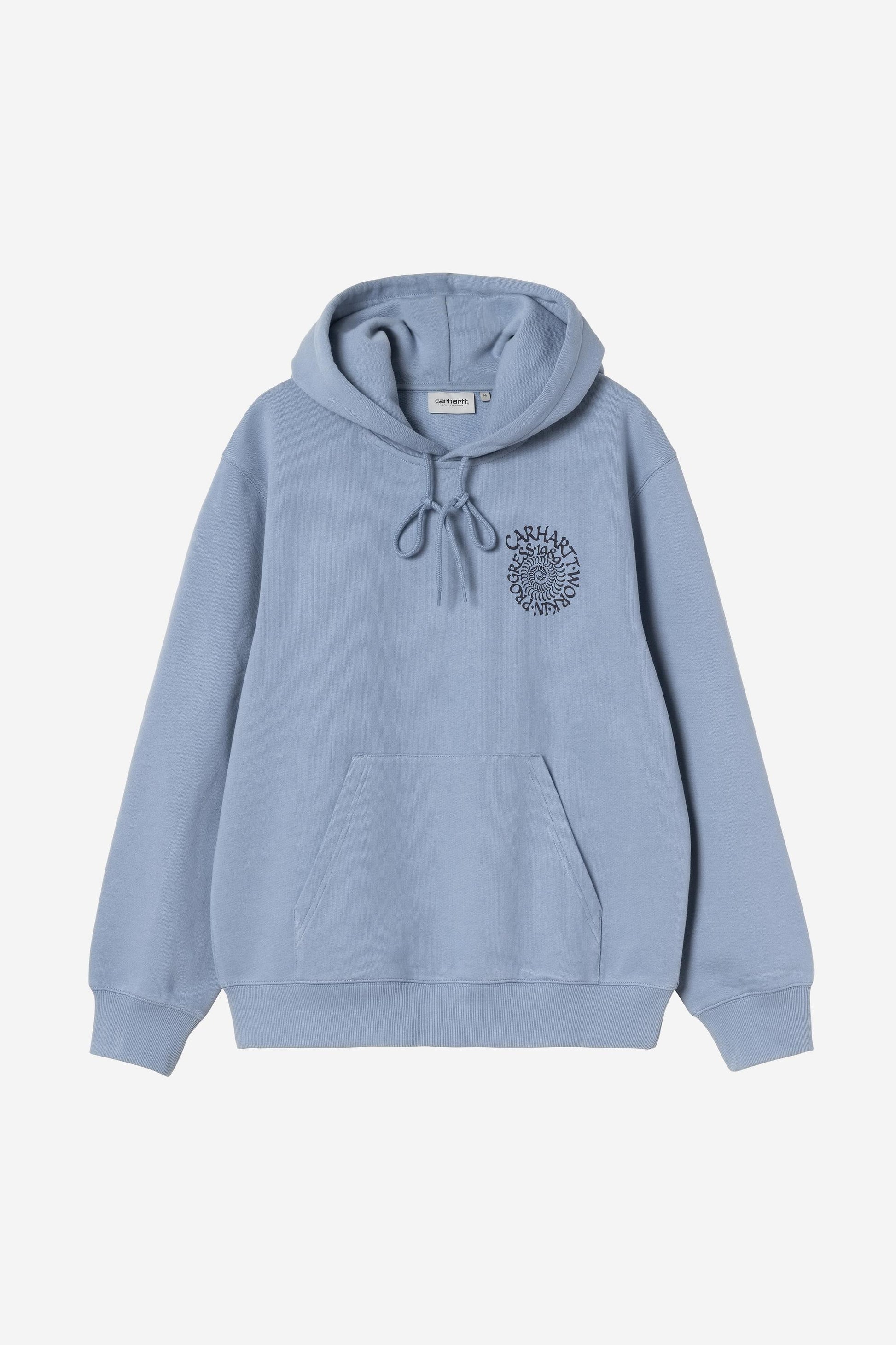 Hooded Spiral Sweatshirt Gentle Blue
