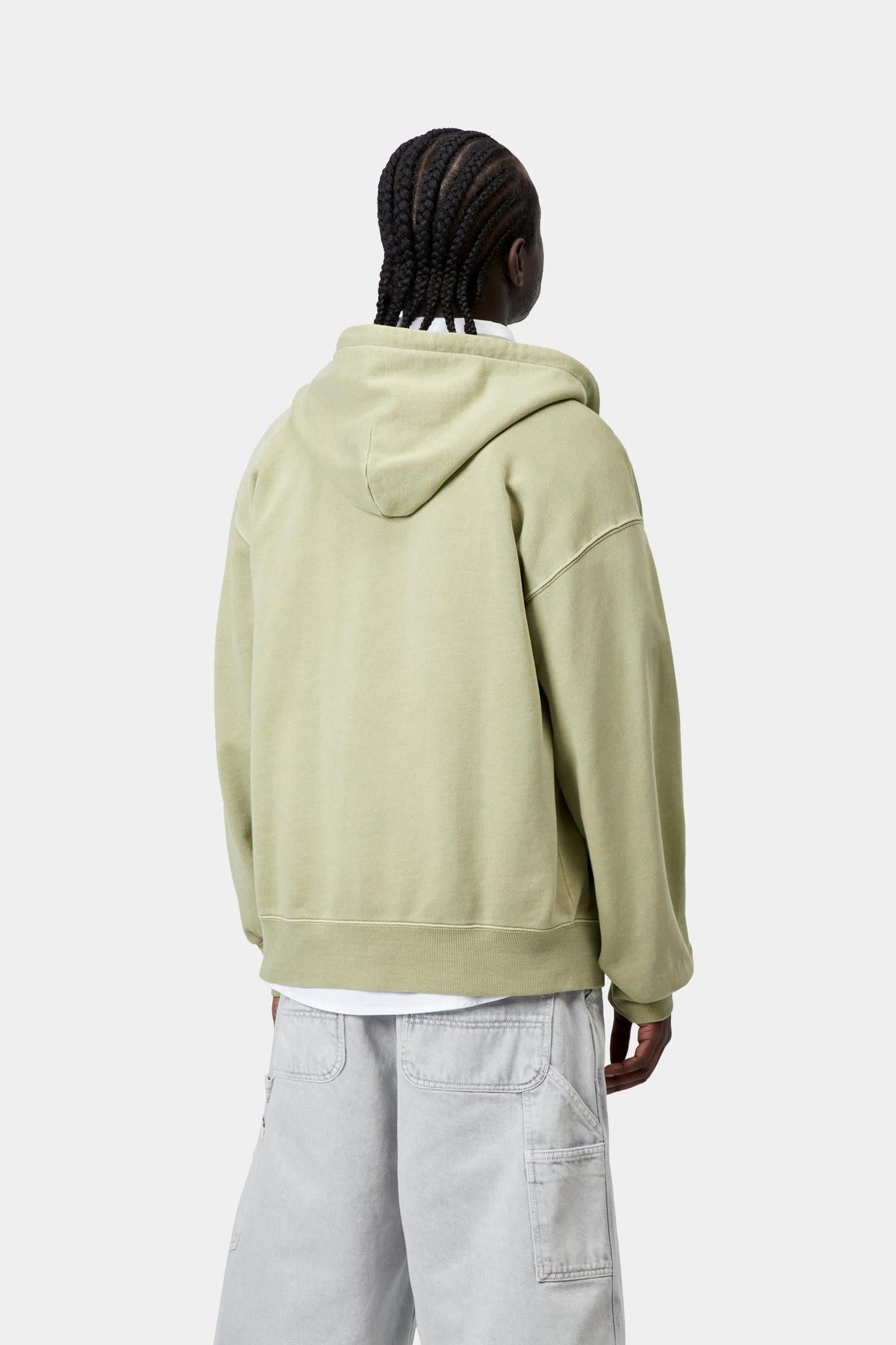 Hooded Nelson Jacket Gentle Green (Garment Dyed)