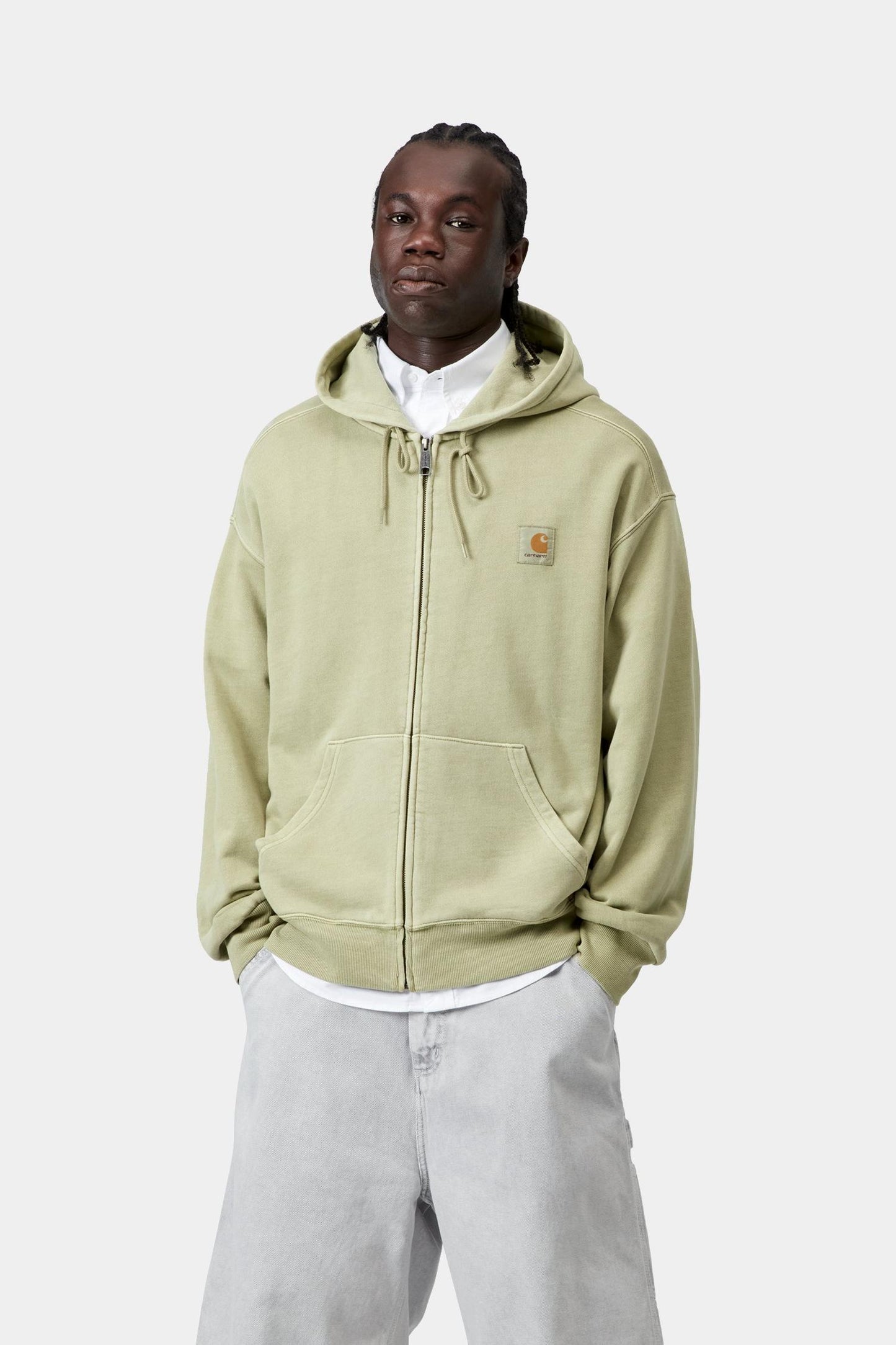 Hooded Nelson Jacket Gentle Green (Garment Dyed)