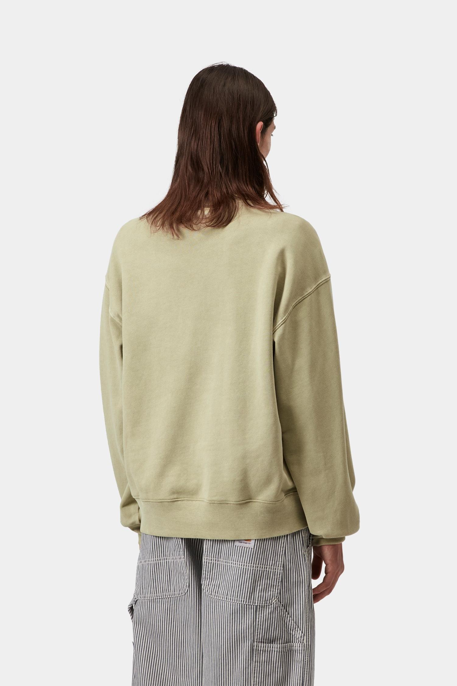 Nelson Sweatshirt Gentle Green (Garment Dyed)