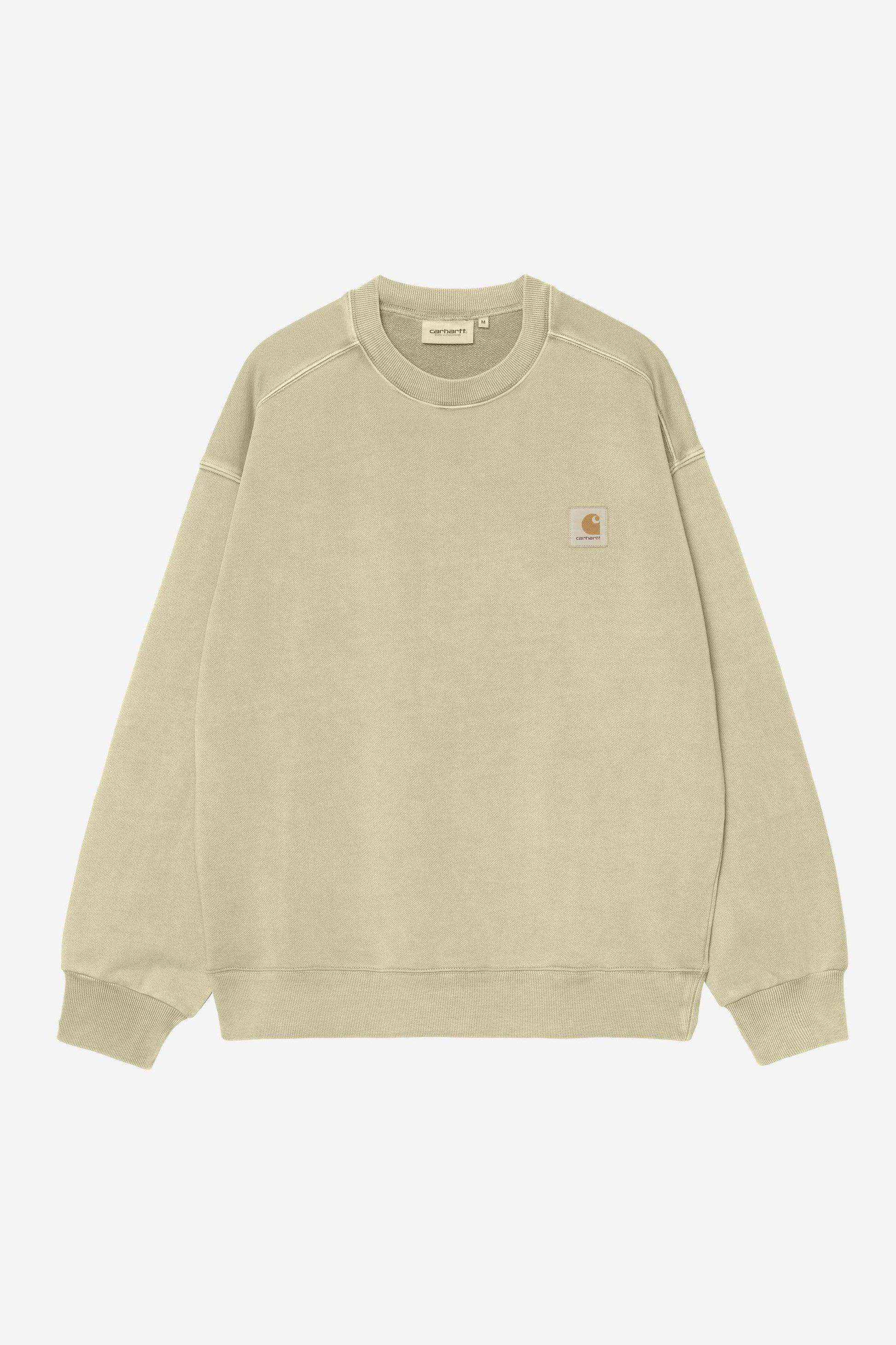 Nelson Sweatshirt Gentle Green (Garment Dyed)