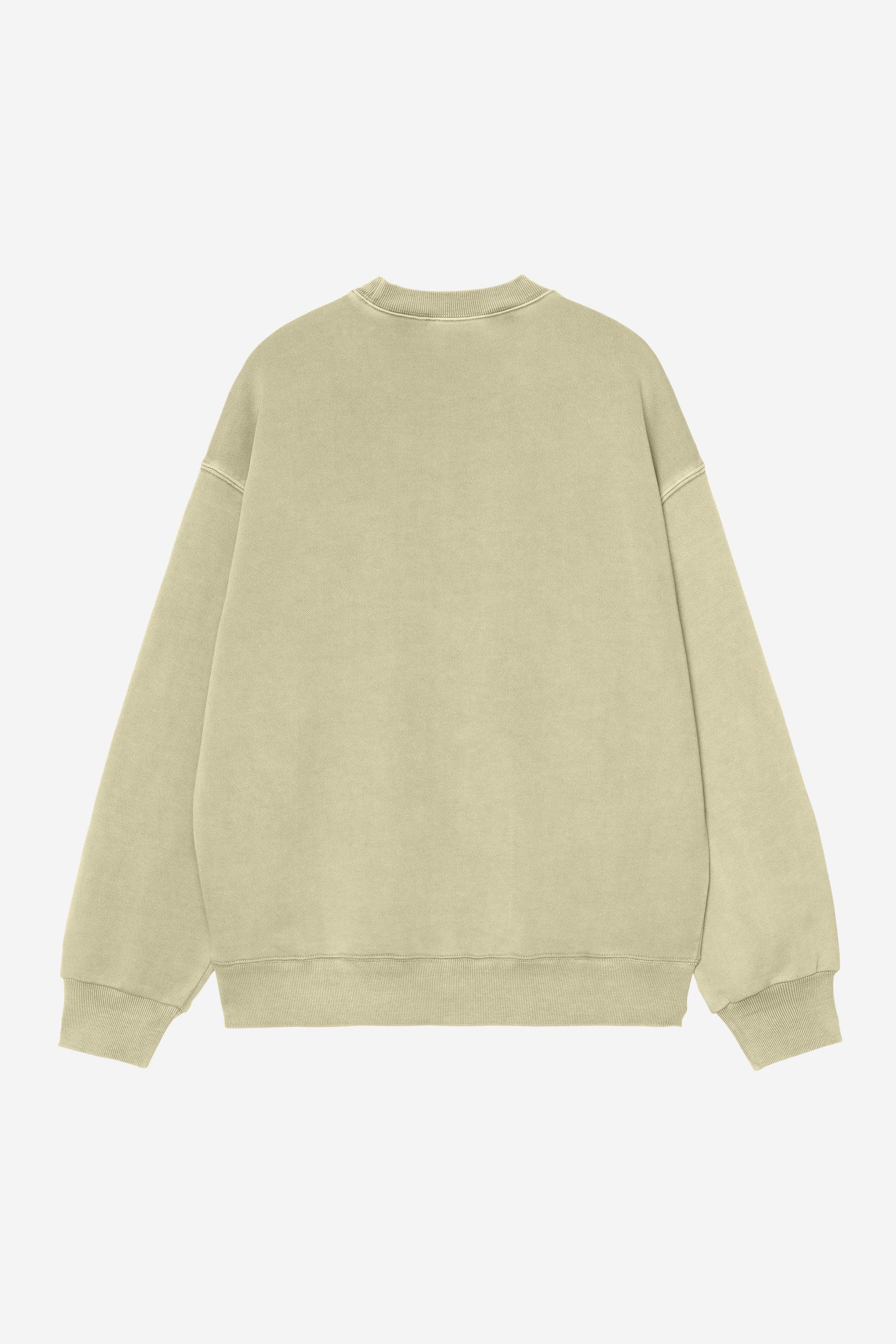 Nelson Sweatshirt Gentle Green (Garment Dyed)