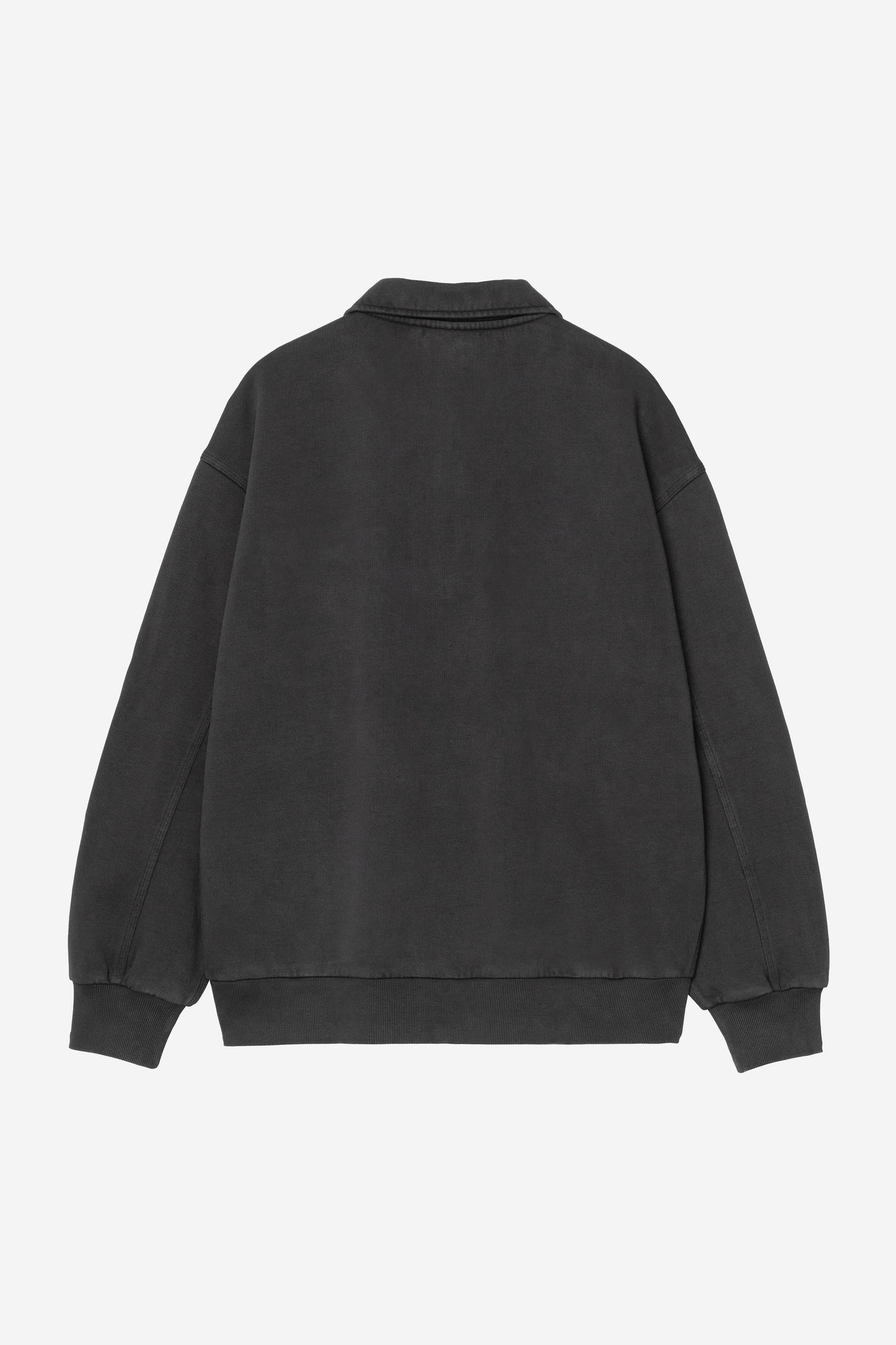 Half Zip Detroit Sweatshirt Black (Stone Washed)
