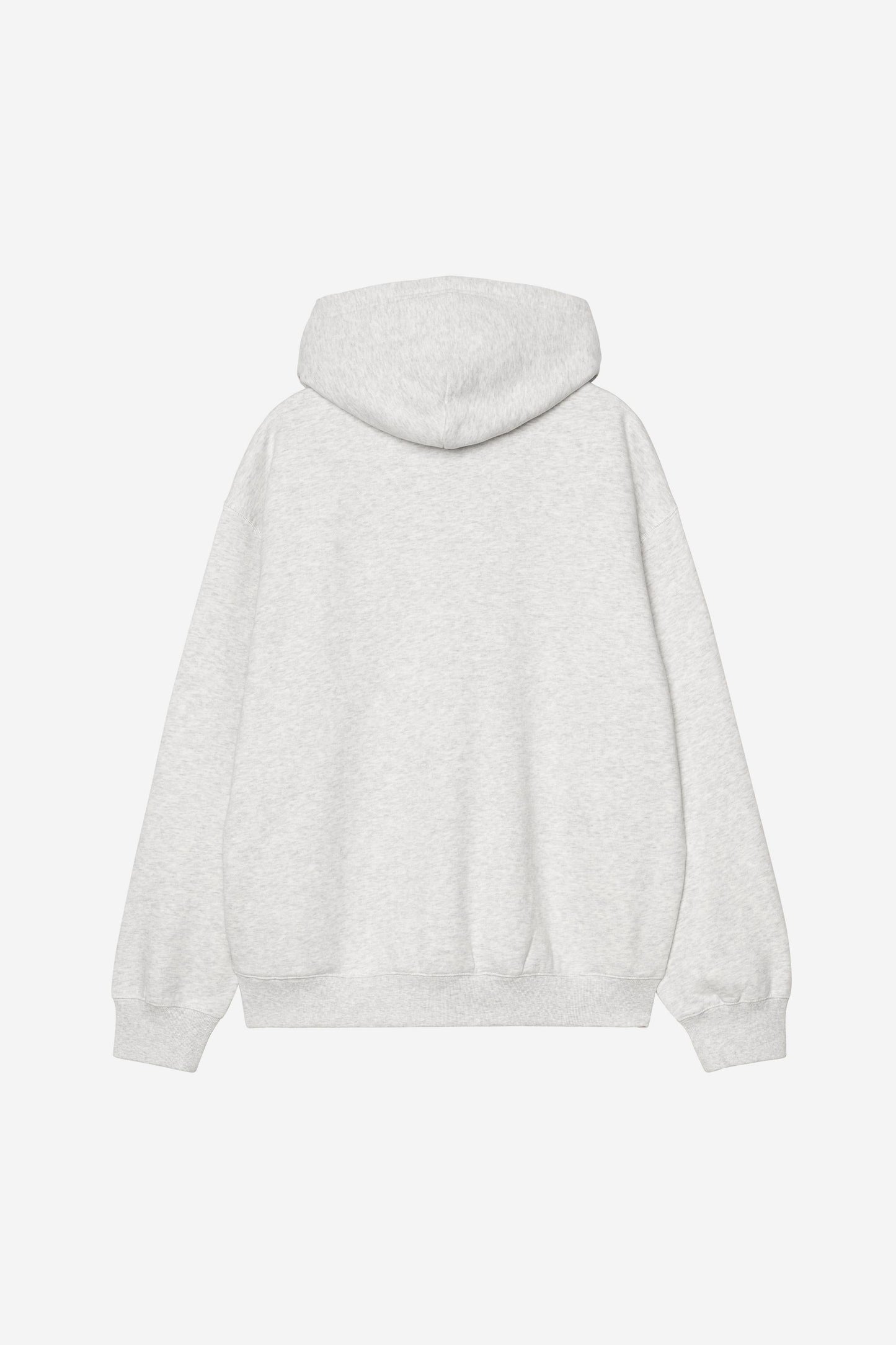 Hooded WIP Label Sweat Jacket Ash Heather