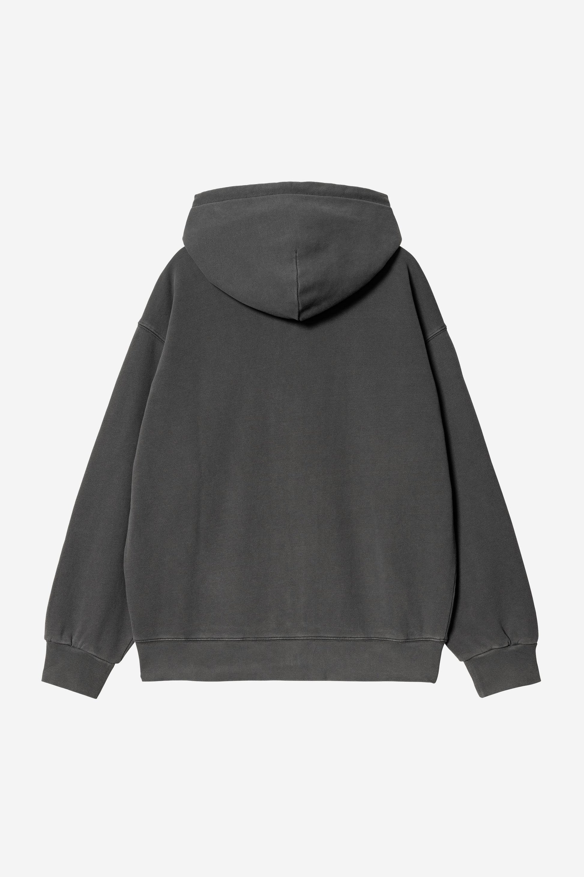 Hooded Nelson Jacket Black (Garment Dyed)