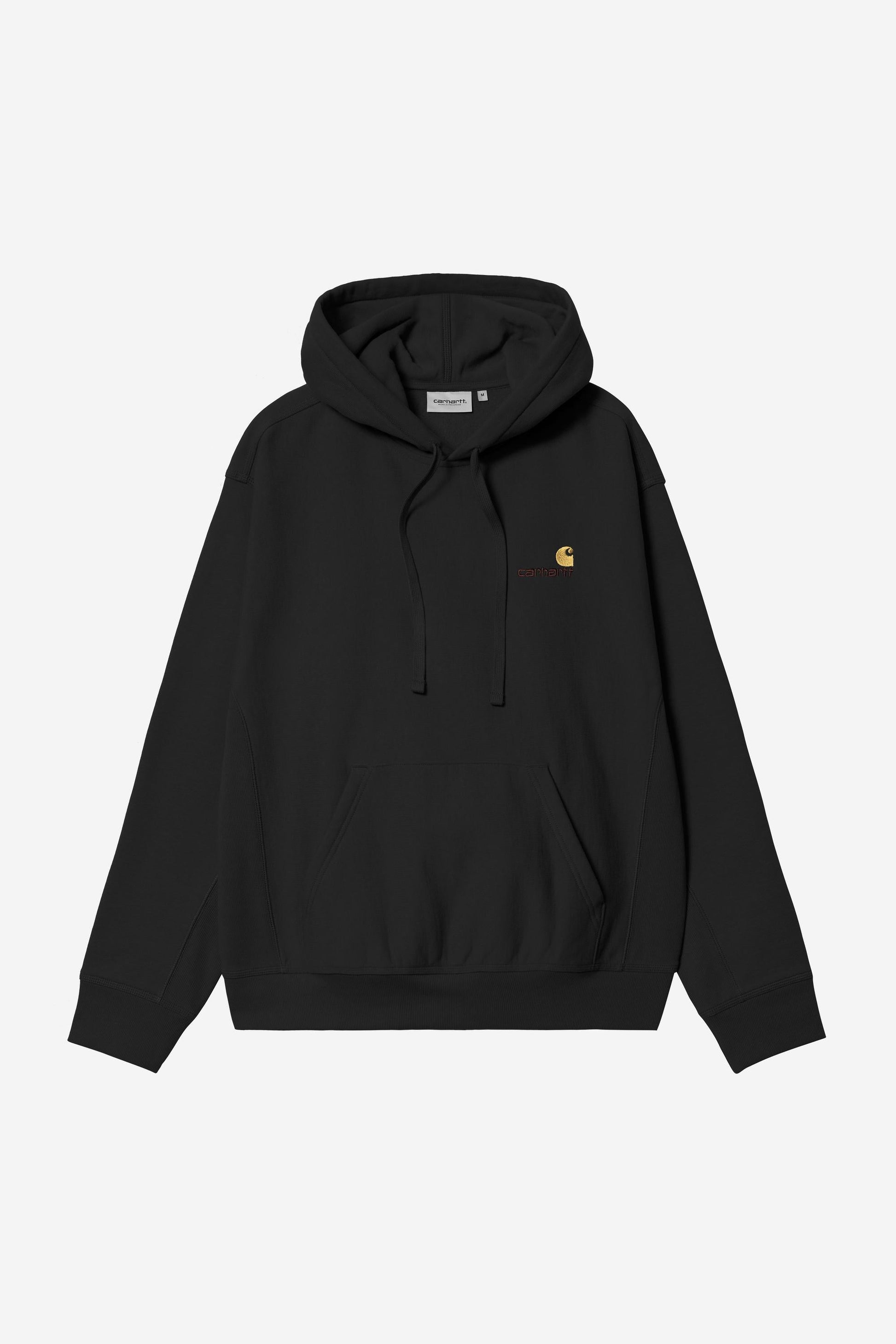 Hooded American Script Sweatshirt Black