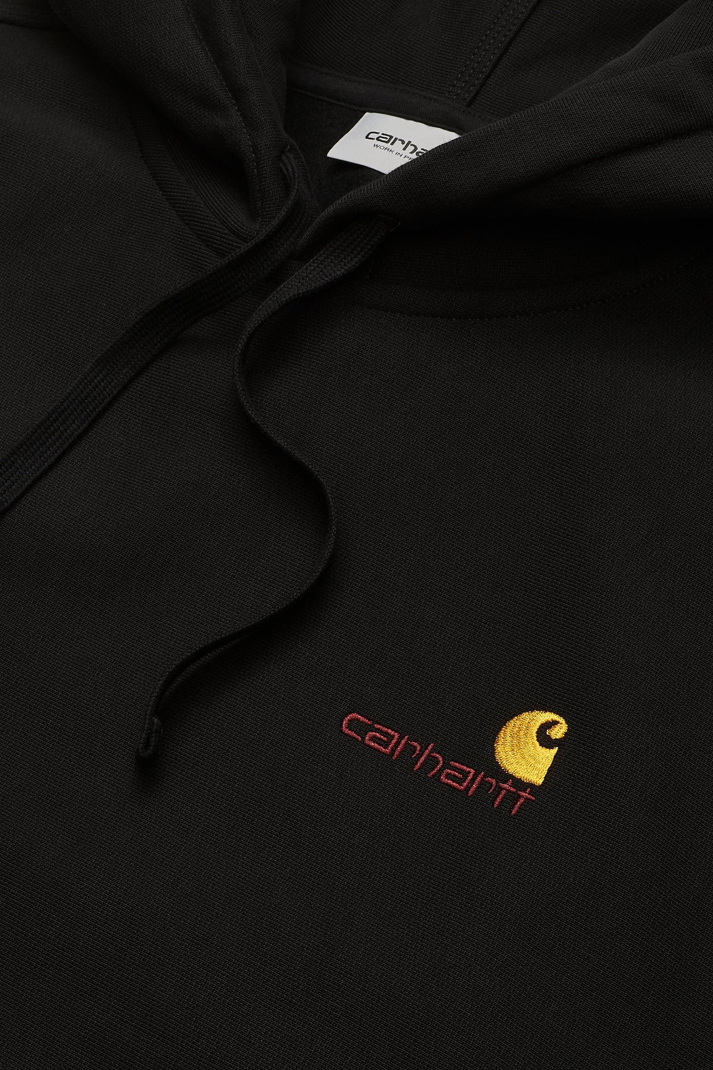 Hooded American Script Sweatshirt Black