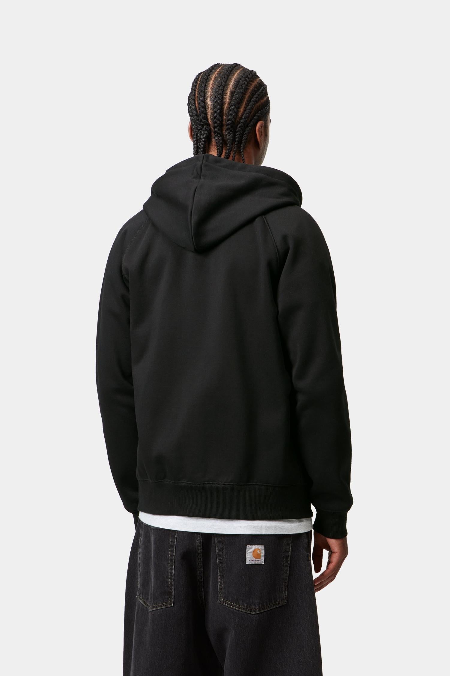 Hooded Chase Jacket Black / Gold