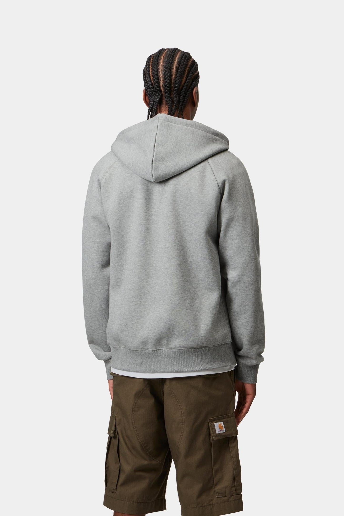 Hooded Chase Jacket Grey Heather