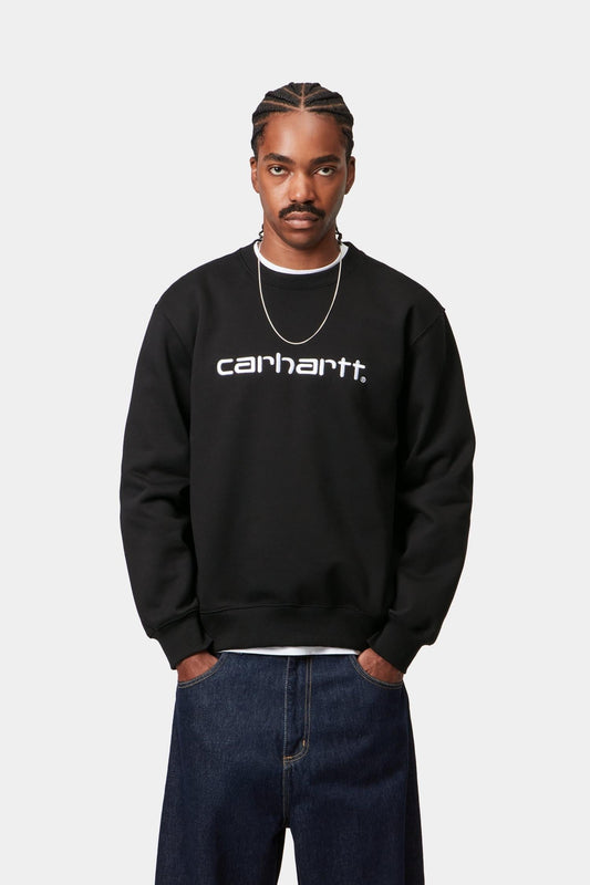 Carhartt Sweatshirt Black / White