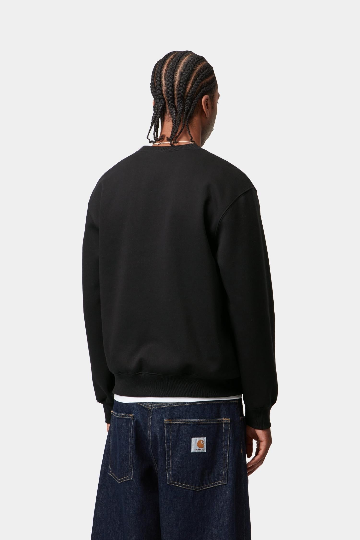 Carhartt Sweatshirt Black / White