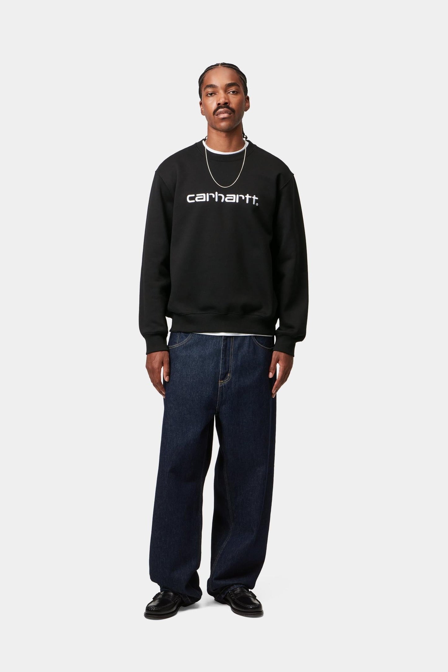 Carhartt Sweatshirt Black / White