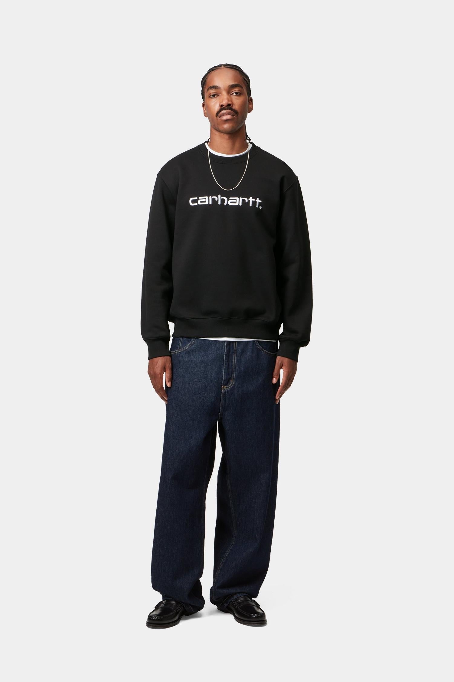 Carhartt Sweatshirt Black / White
