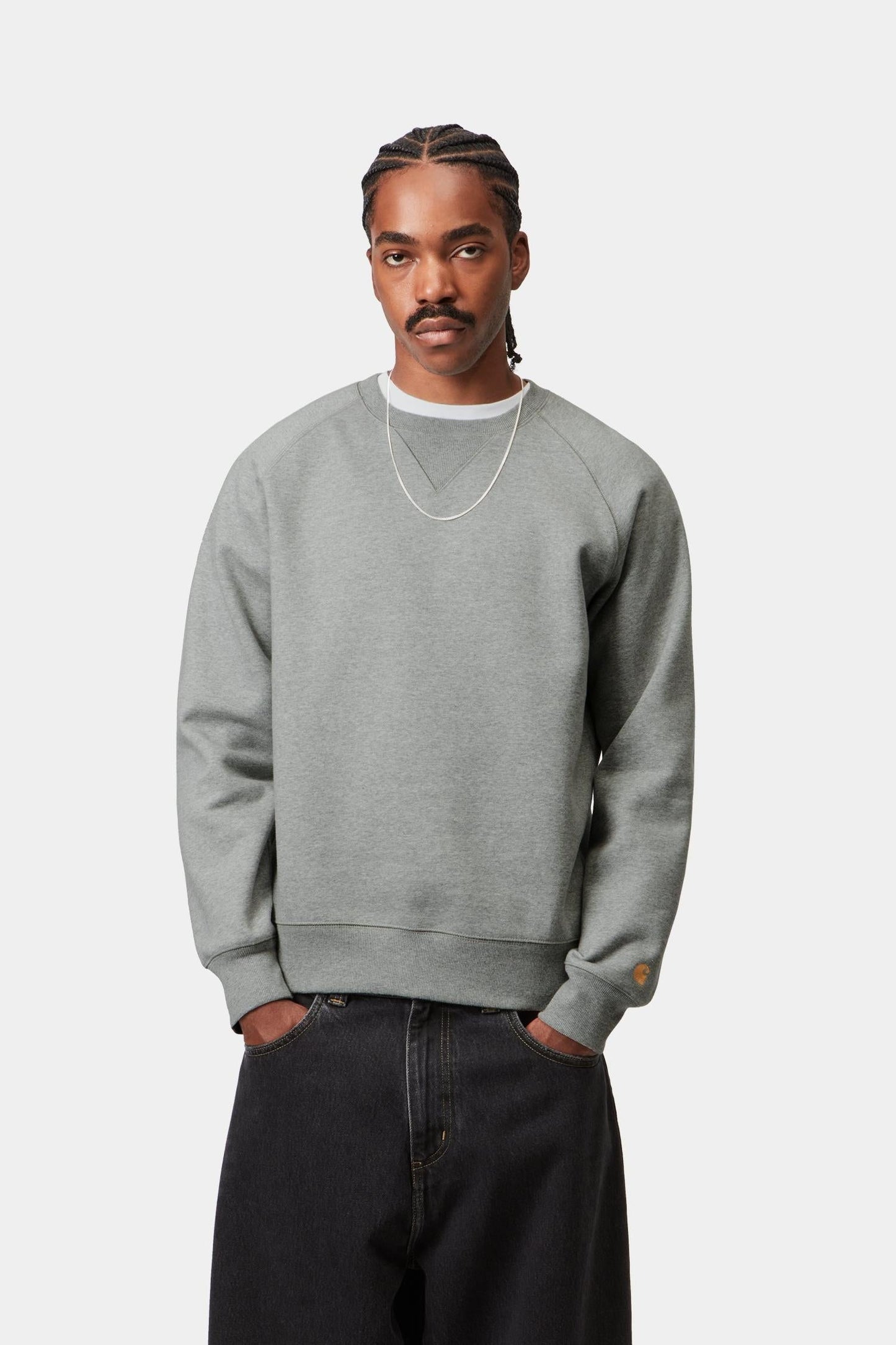 Chase Sweatshirt Grey Heather / Gold