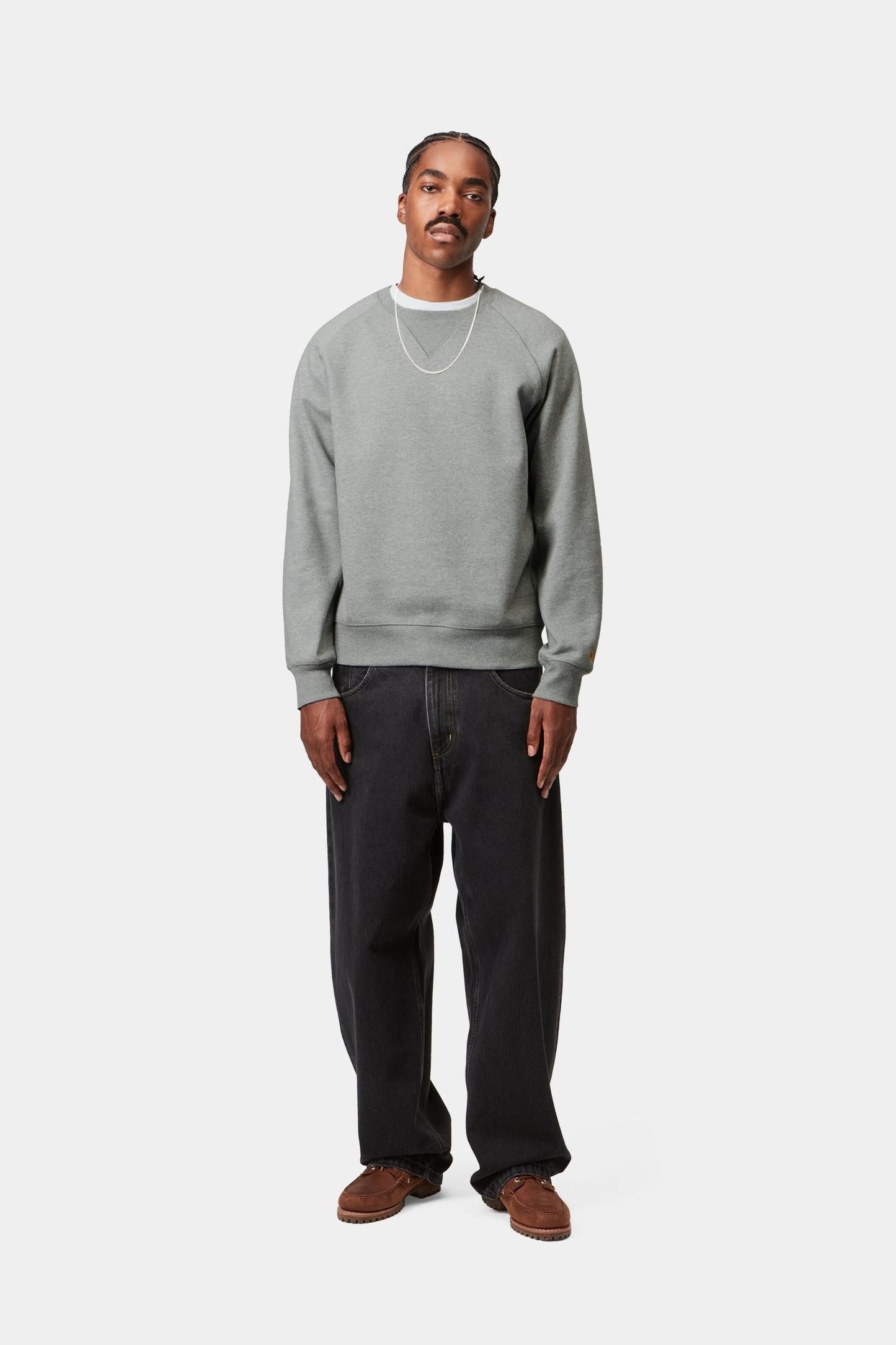 Chase Sweatshirt Grey Heather / Gold
