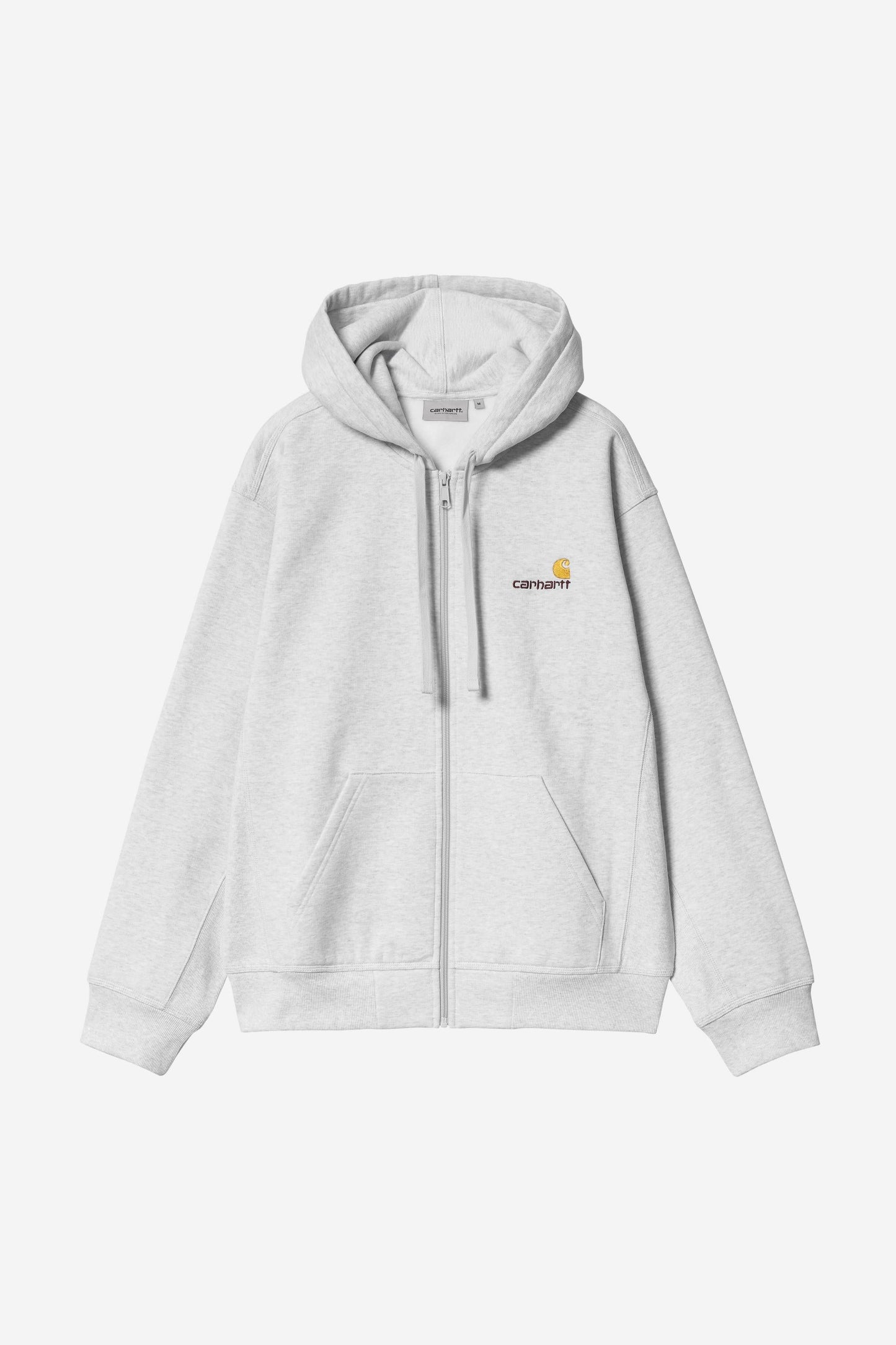 Hooded American Script Jacket Ash Heather