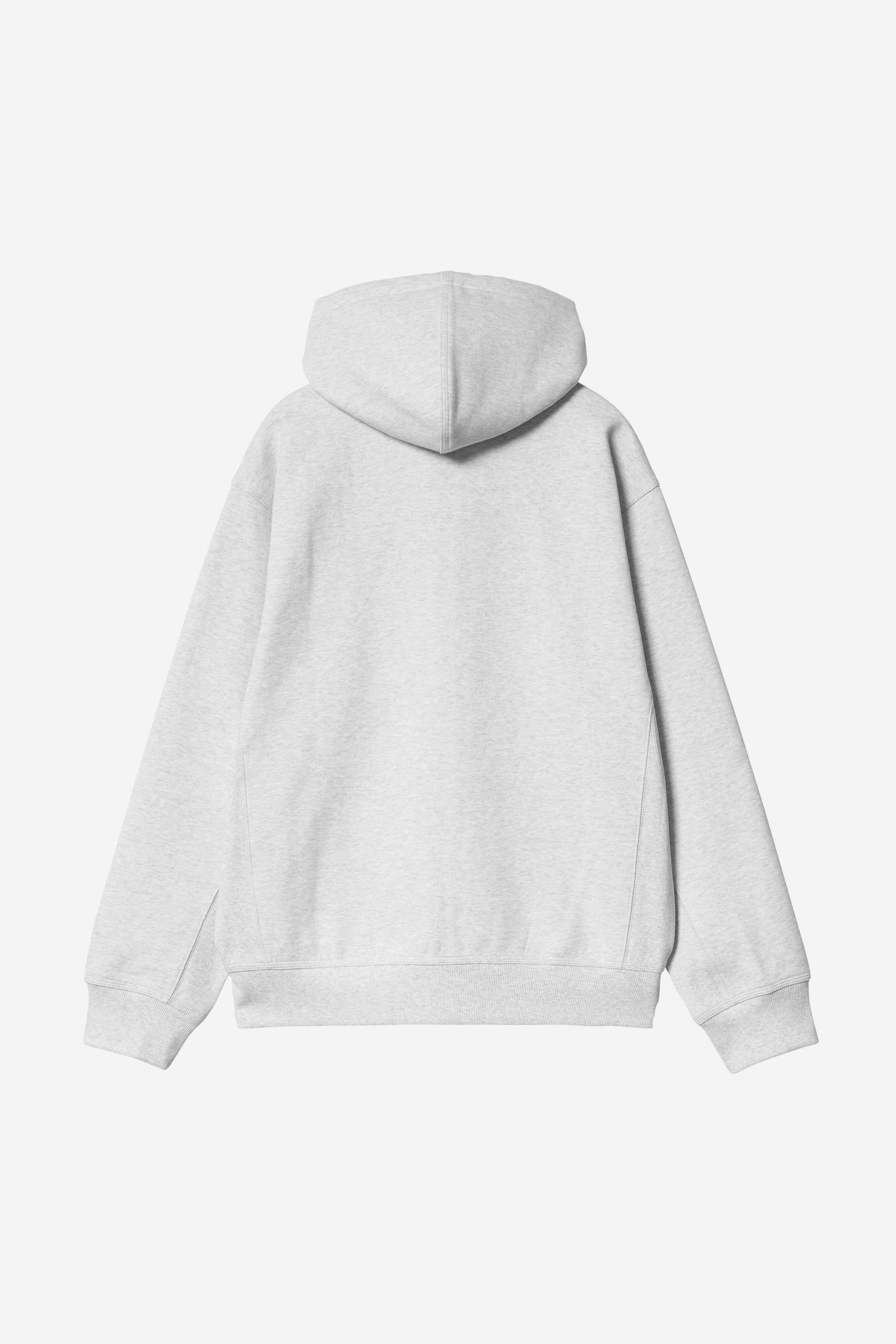 Hooded American Script Jacket Ash Heather