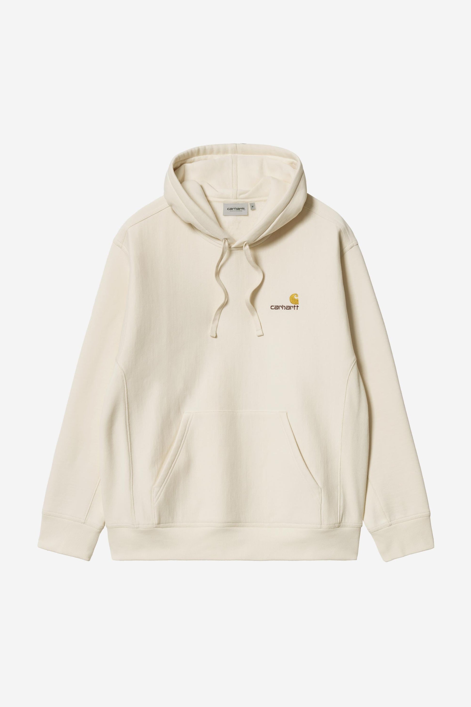 Hooded American Script Sweatshirt Natural