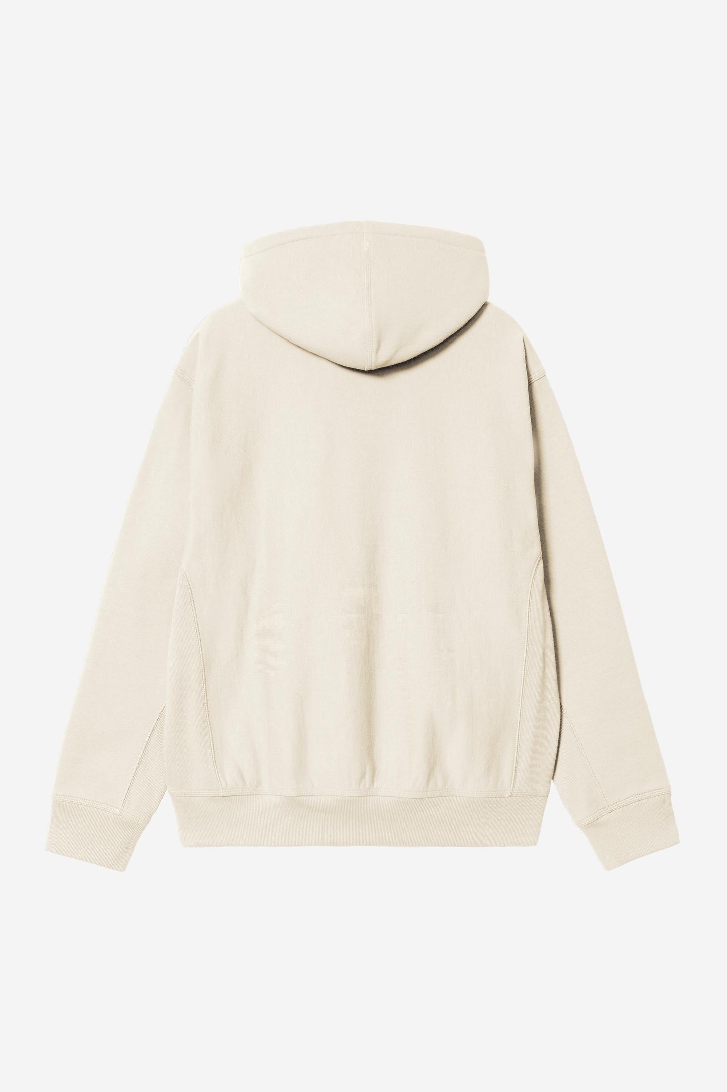 Hooded American Script Jacket Natural