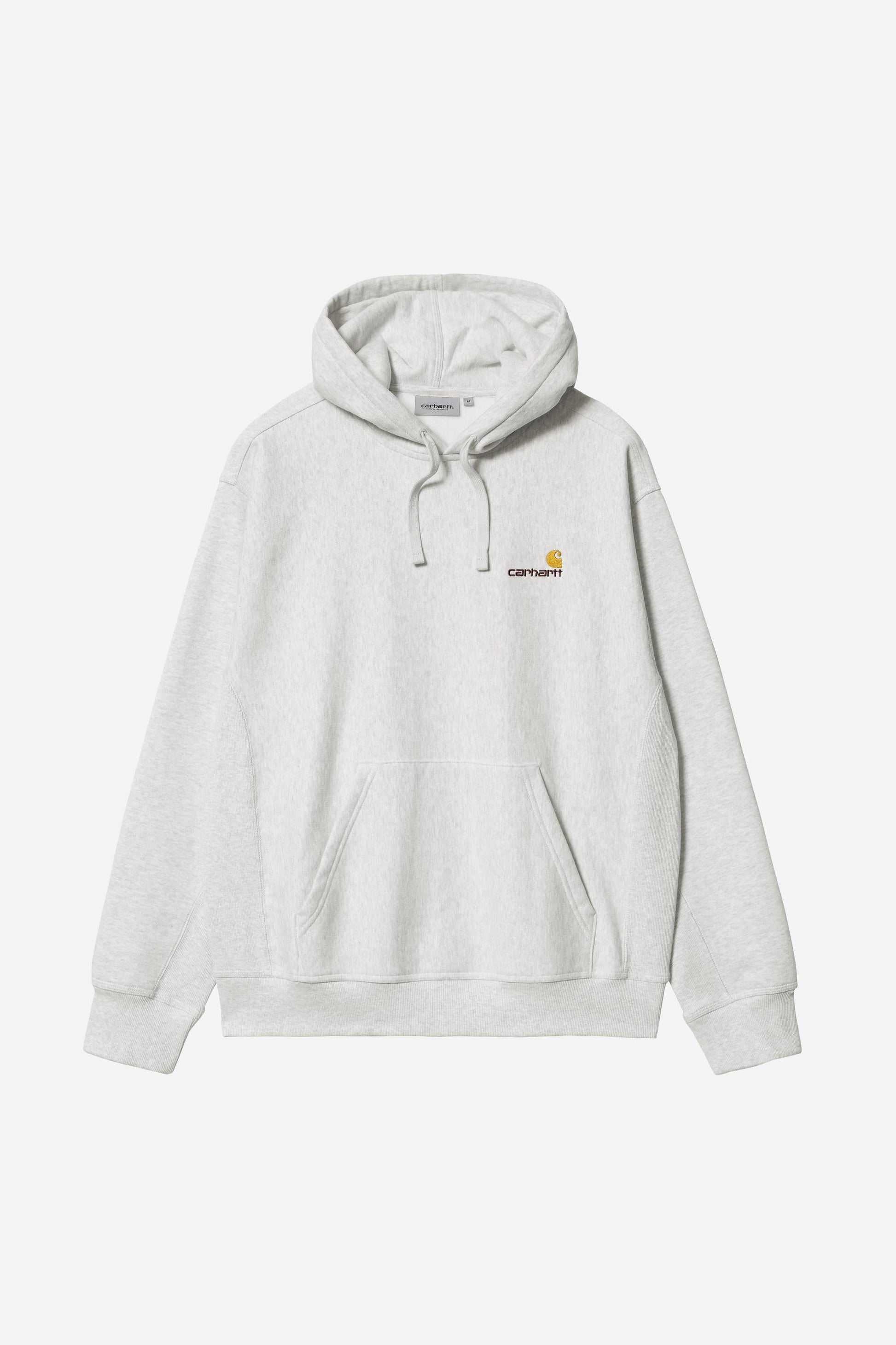Hooded American Script Sweatshirt Ash Heather