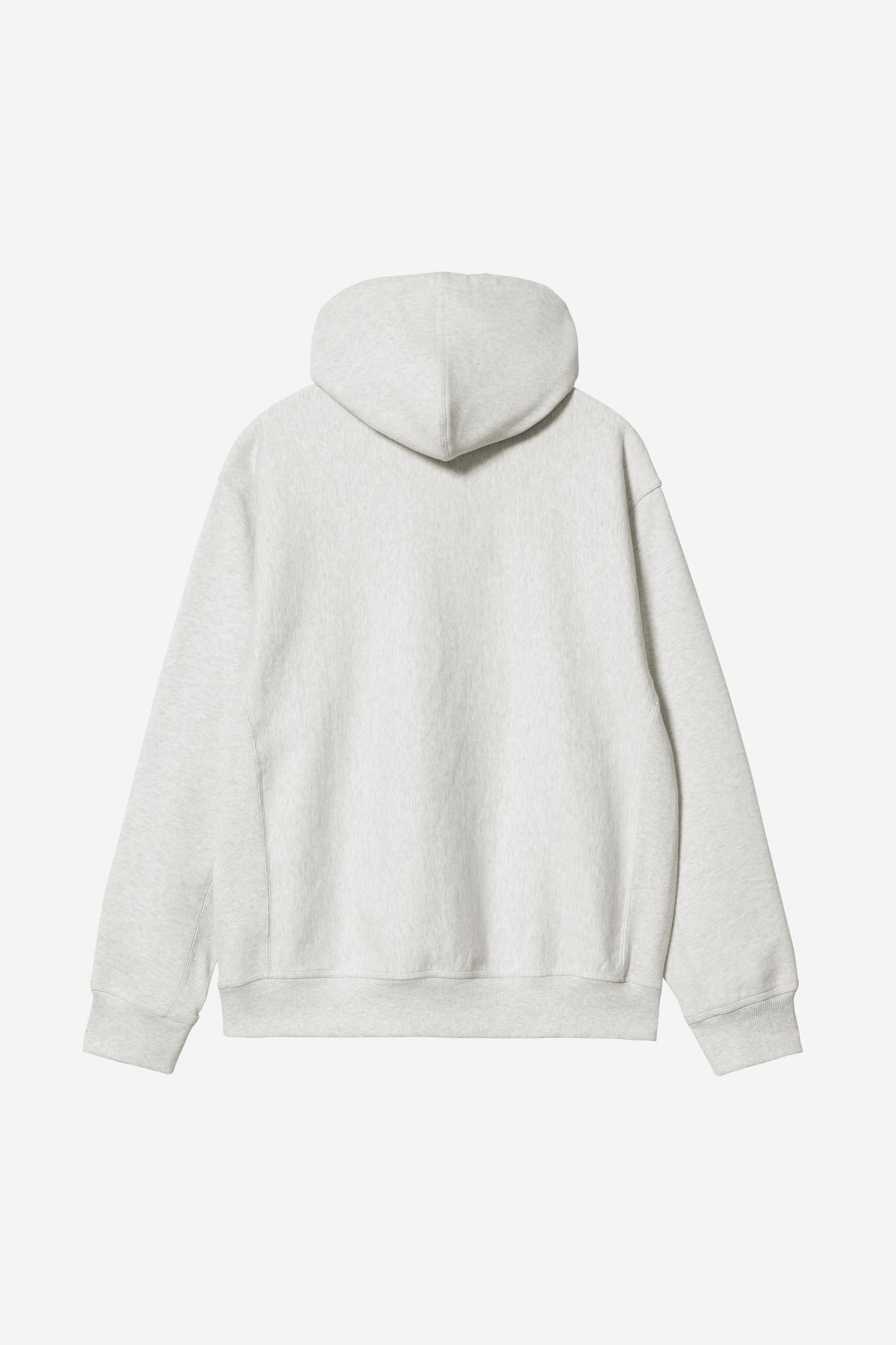 Hooded American Script Sweatshirt Ash Heather
