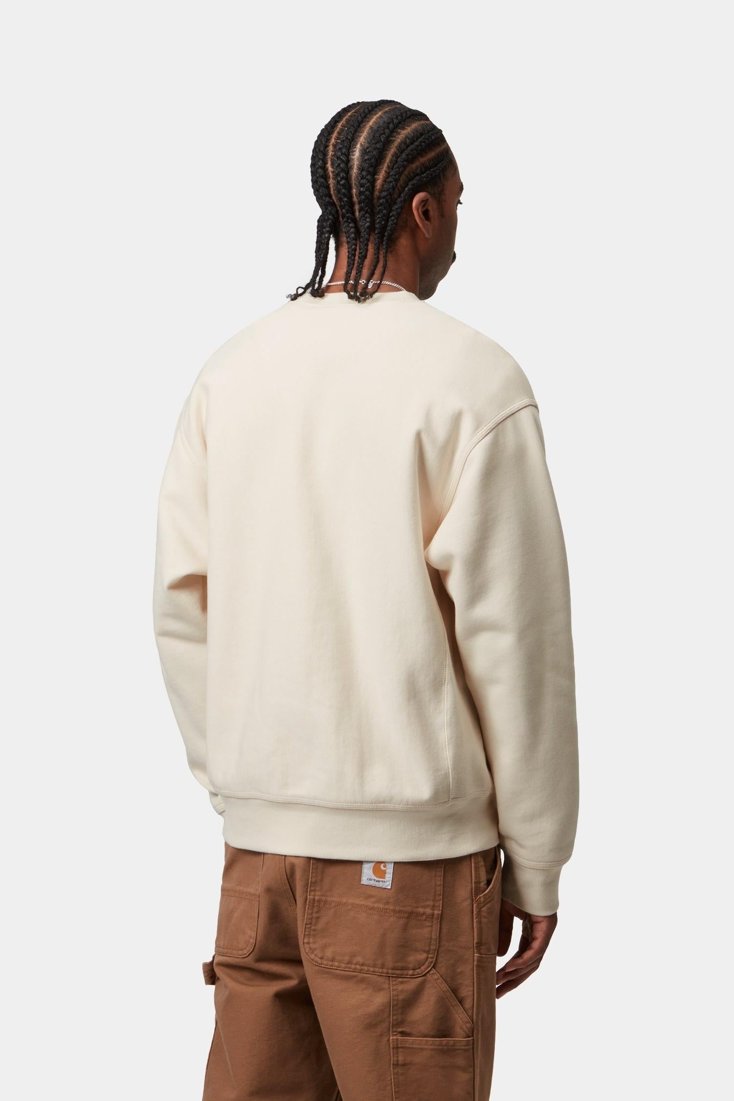 American Script Sweatshirt Natural