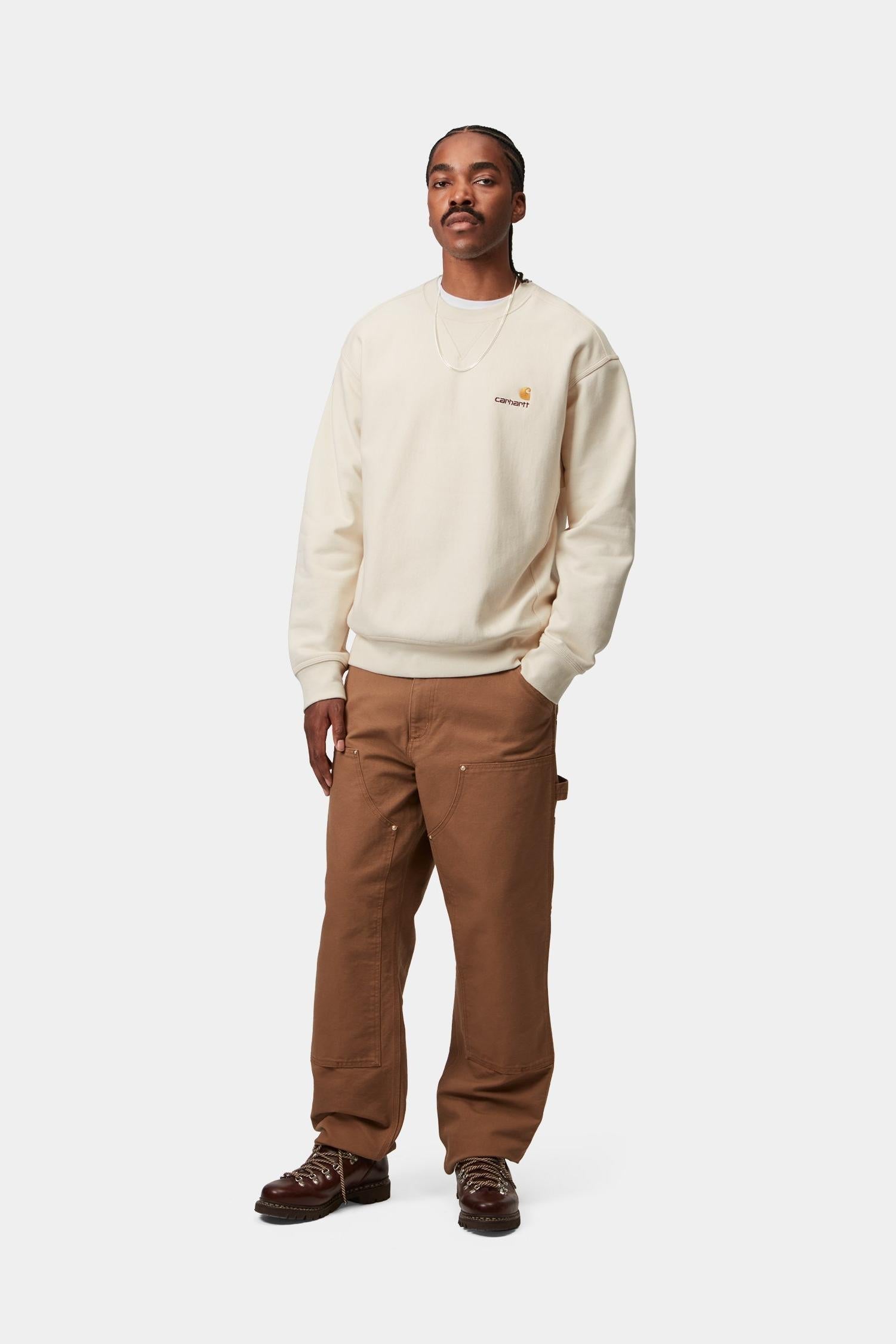 American Script Sweatshirt Natural