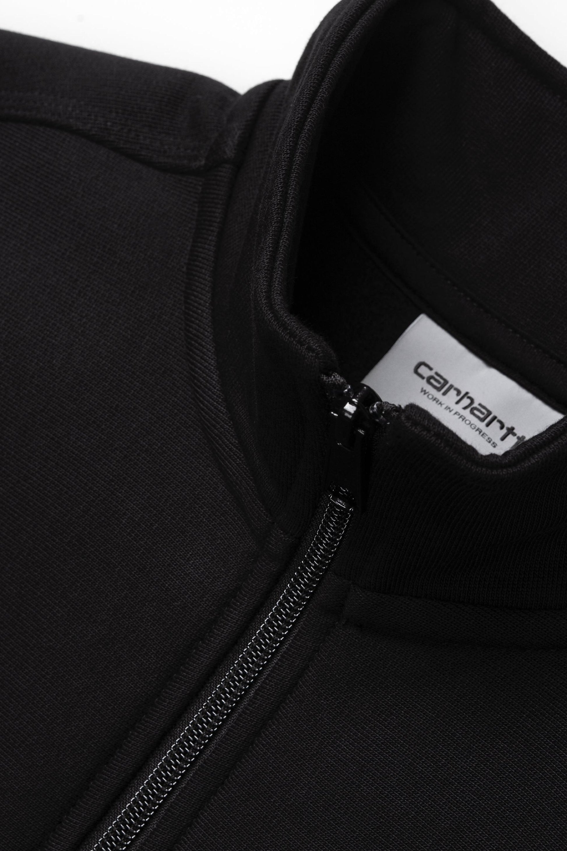 Half Zip American Script Sweatshirt Black