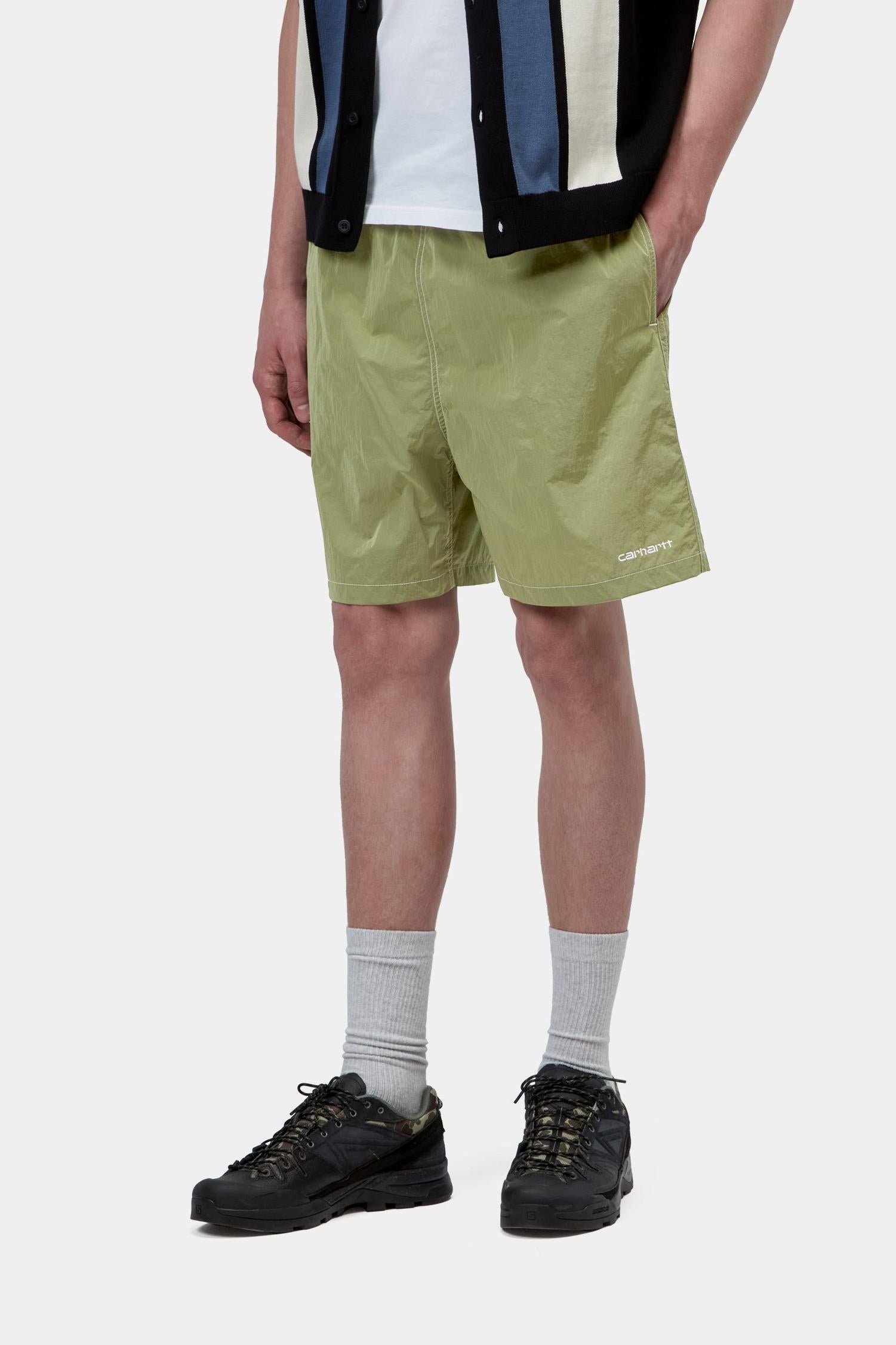 Canby Swim Trunks Gentle Green / White